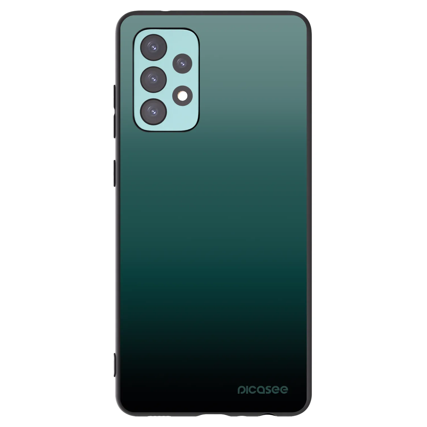 Picasee silikónový čierny obal pre Samsung Galaxy A72 A725F - Verdant Fade