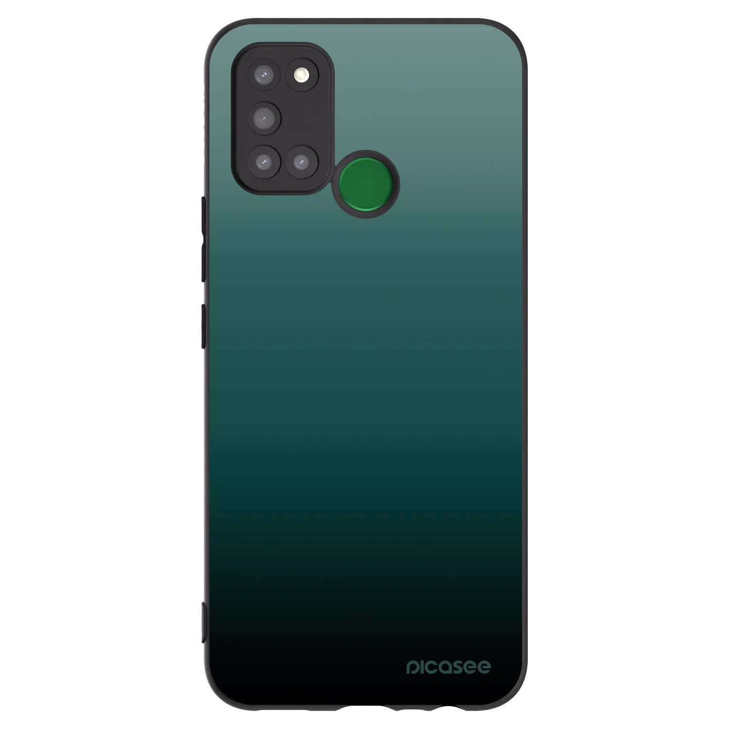 Picasee silikónový čierny obal pre Realme 7i - Verdant Fade