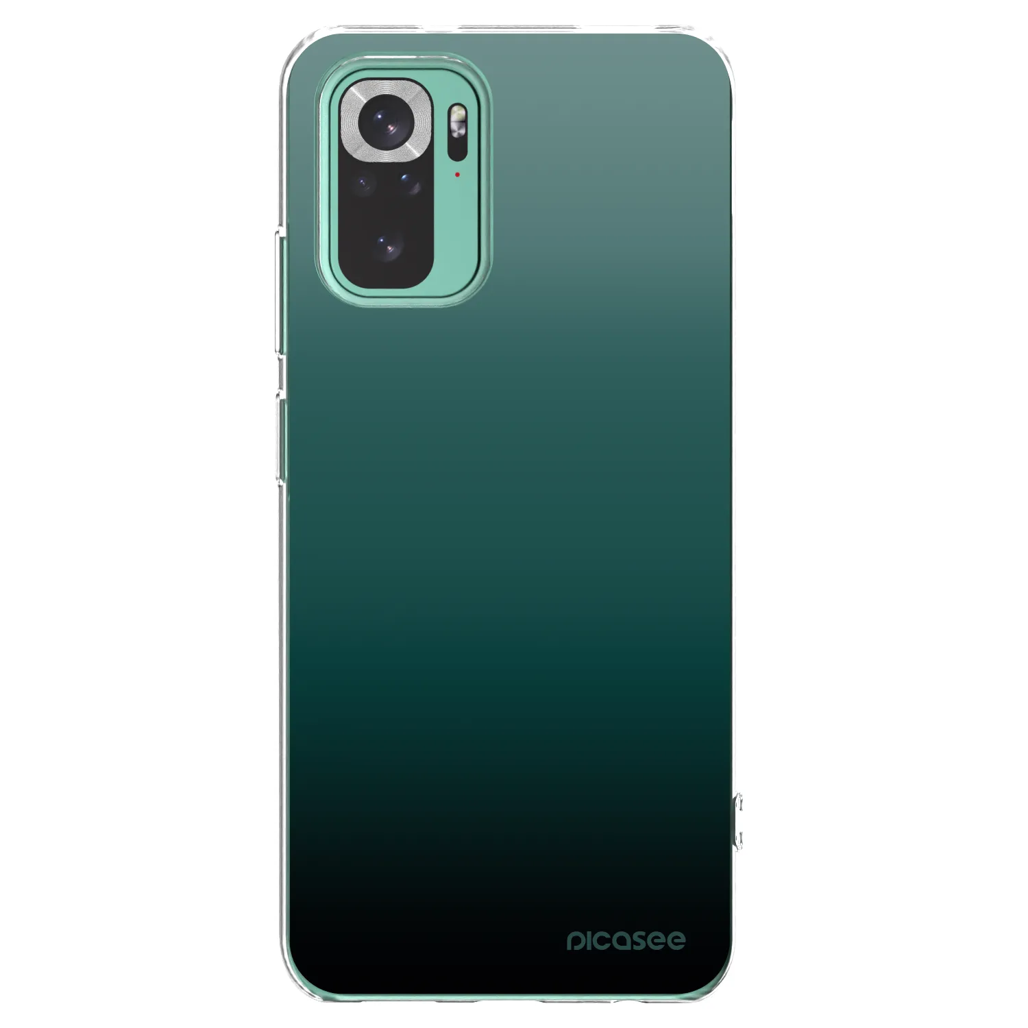 Picasee silikónový prehľadný obal pre Xiaomi Redmi Note 10 Pro - Verdant Fade