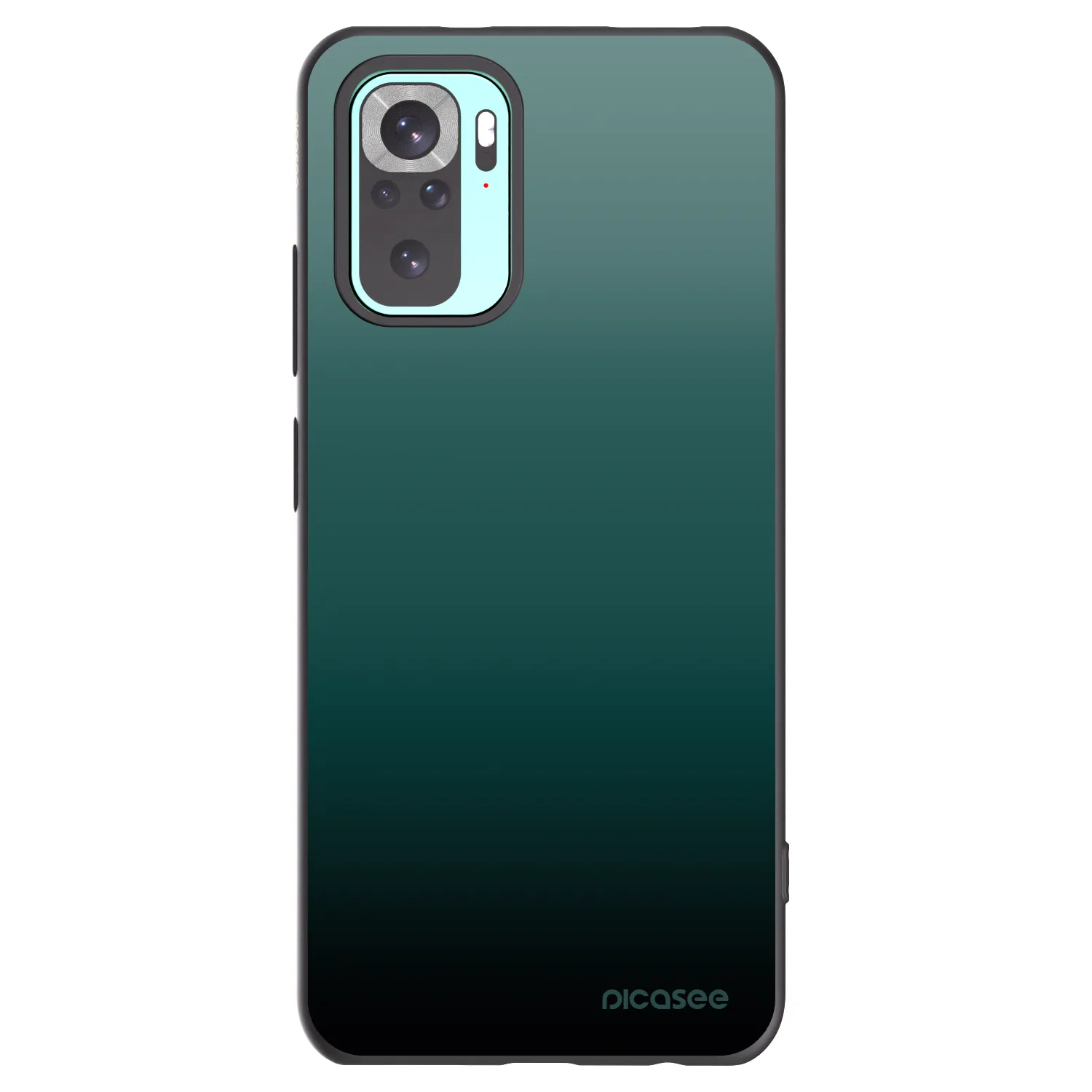 Picasee silikónový čierny obal pre Xiaomi Redmi Note 10 Pro - Verdant Fade