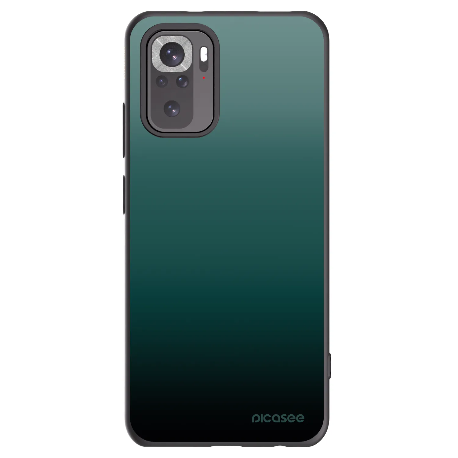 Picasee silikónový čierny obal pre Xiaomi Redmi Note 10S - Verdant Fade