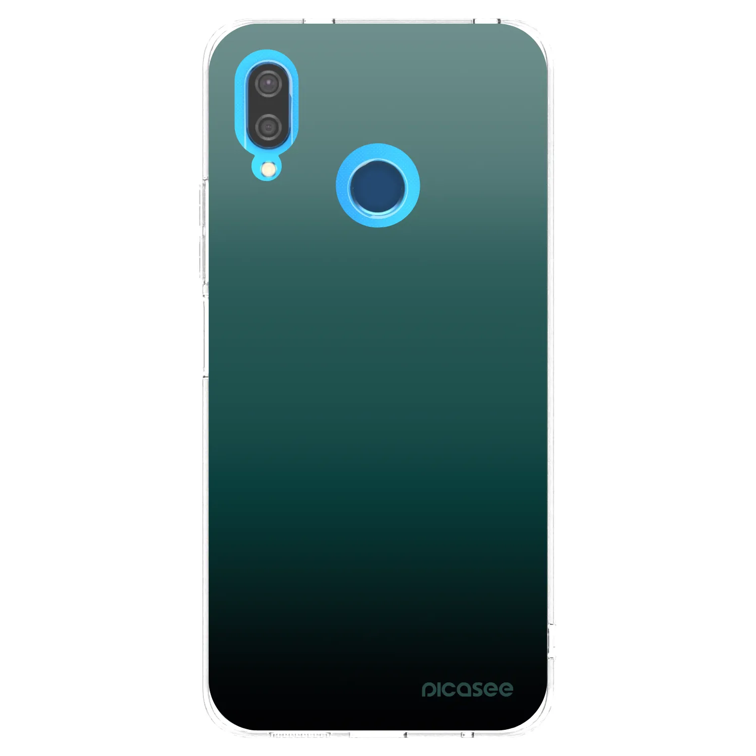 Picasee silikónový prehľadný obal pre Huawei P20 Lite - Verdant Fade