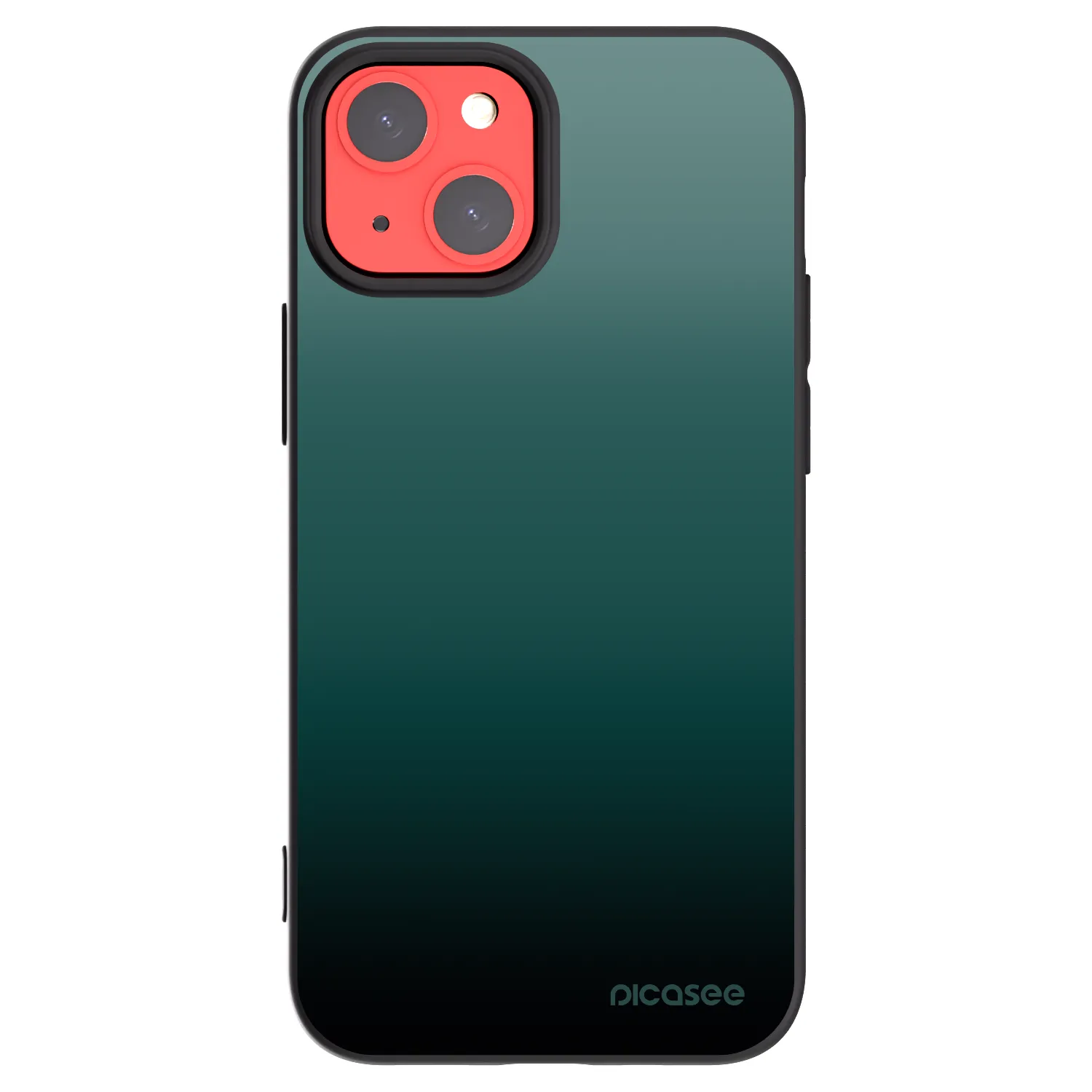 Picasee silikónový čierny obal pre Apple iPhone 13 mini - Verdant Fade