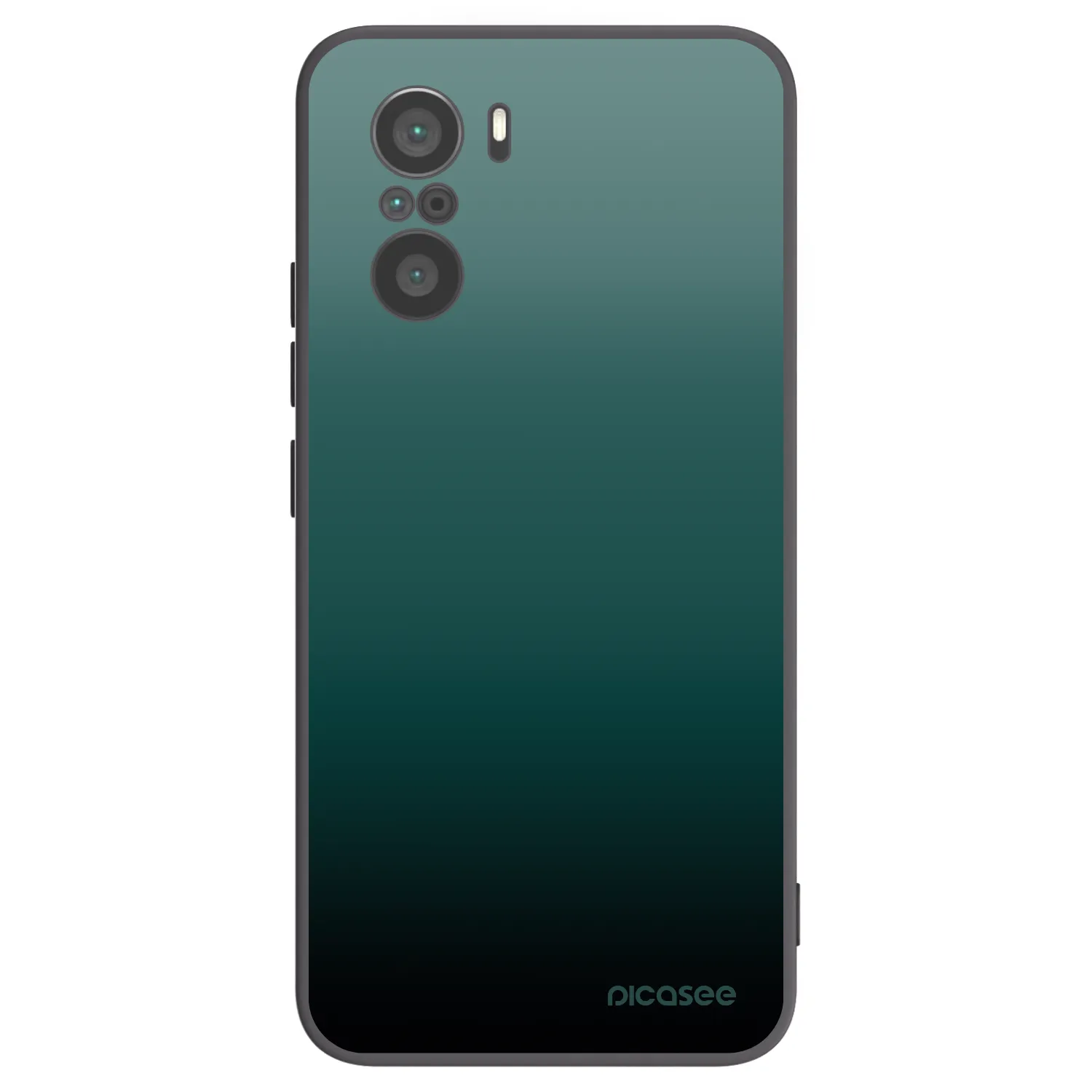 Picasee silikónový čierny obal pre Xiaomi Poco F3 - Verdant Fade