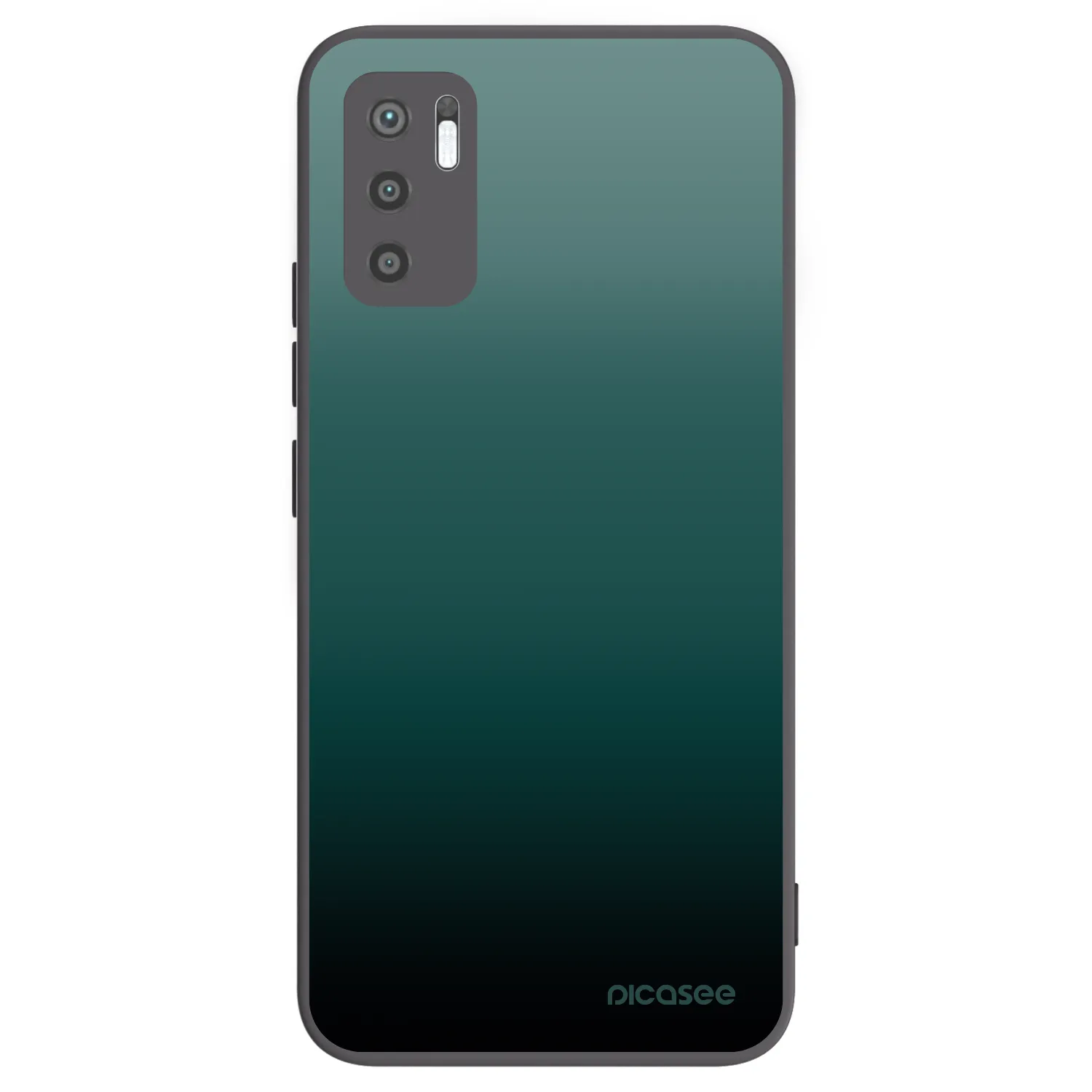 Picasee silikónový čierny obal pre Xiaomi Redmi Note 10 5G - Verdant Fade