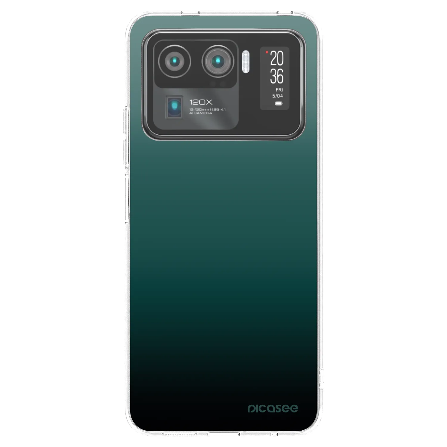 Picasee silikónový prehľadný obal pre Xiaomi Mi 11 Ultra - Verdant Fade