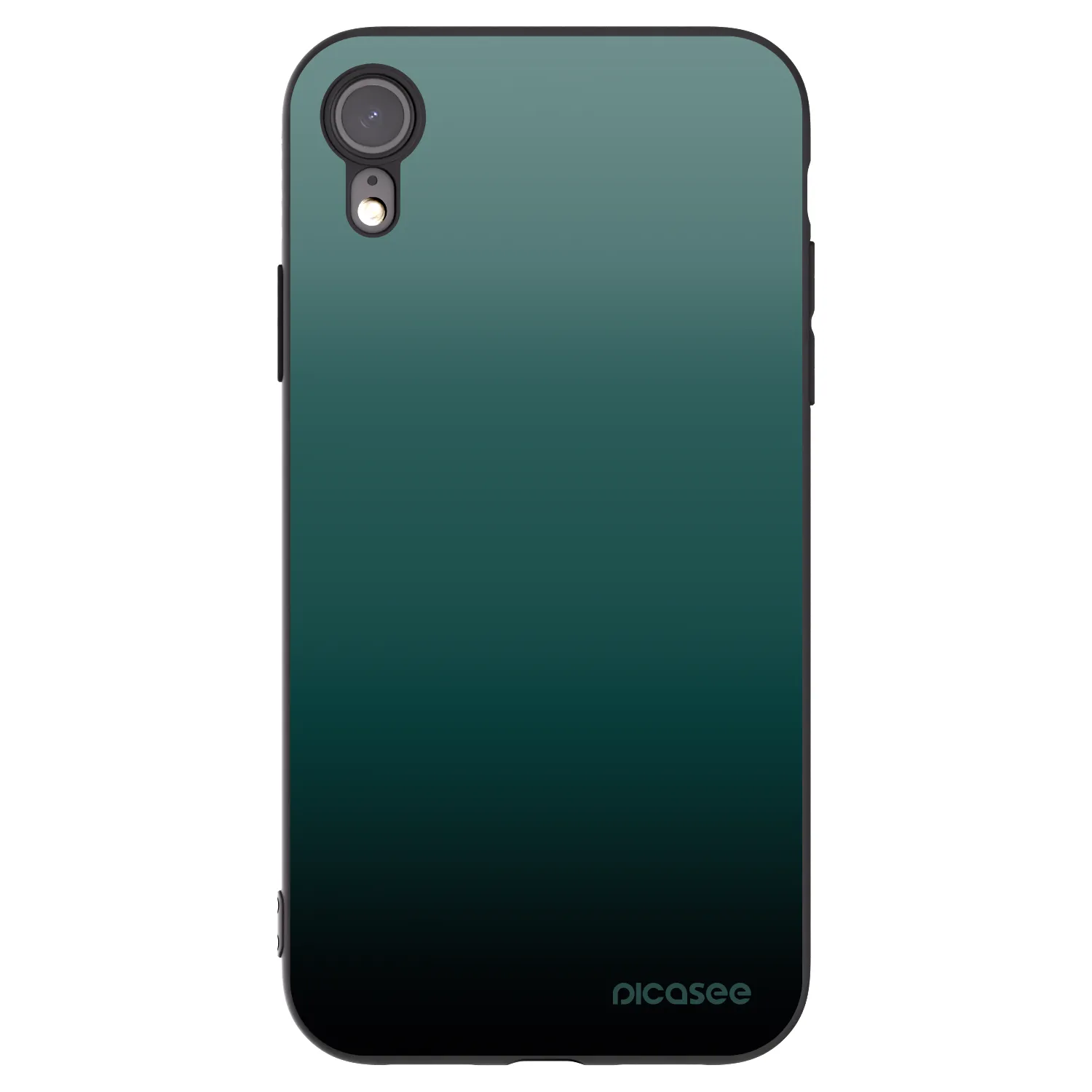 Picasee silikónový čierny obal pre Apple iPhone XR - Verdant Fade