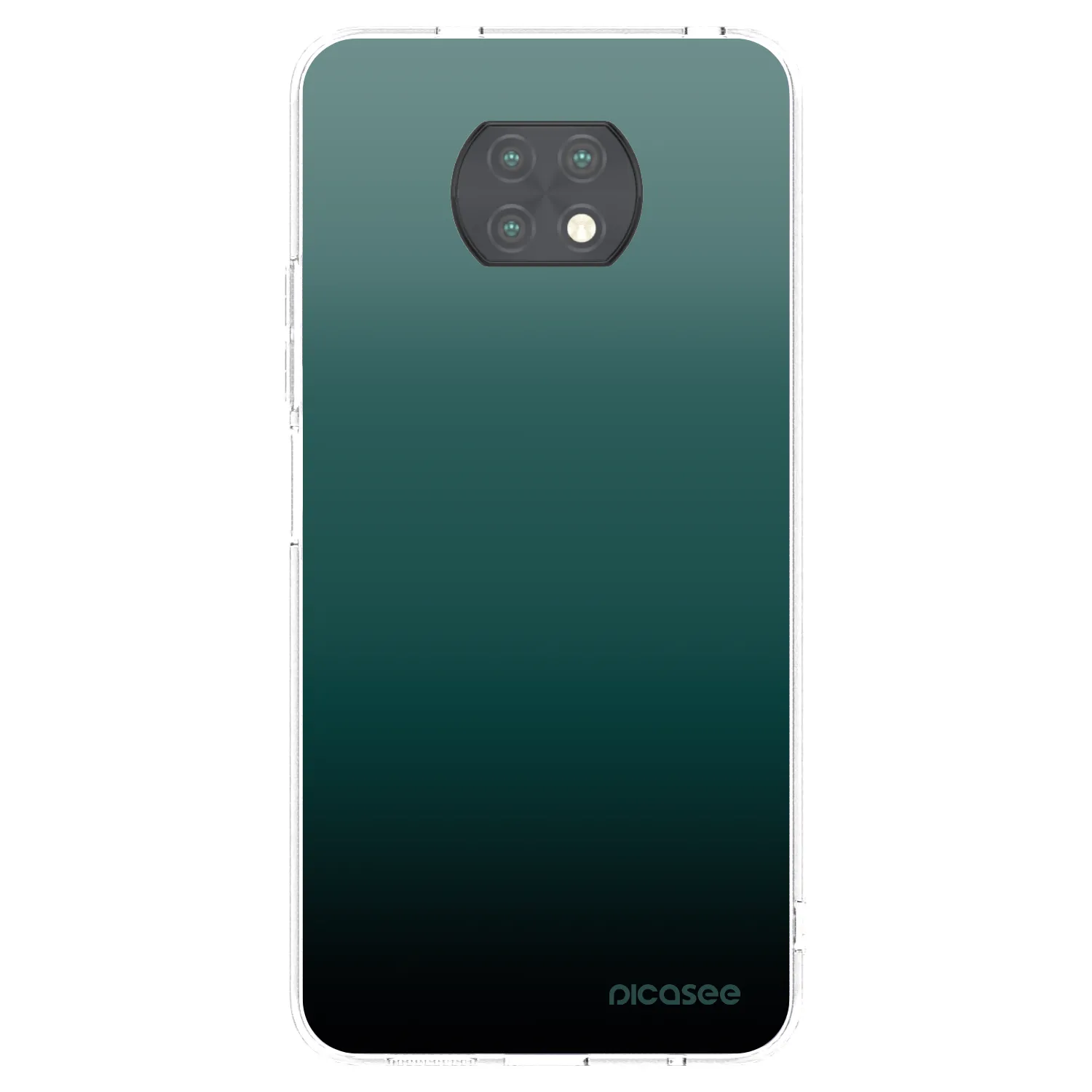 Picasee silikónový prehľadný obal pre Xiaomi Redmi Note 9T - Verdant Fade