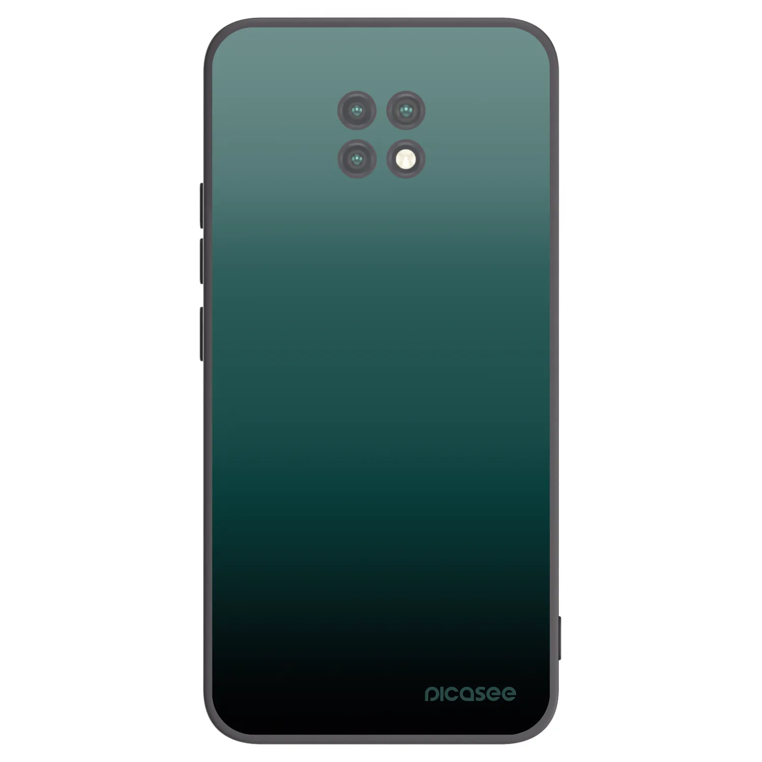Picasee silikónový čierny obal pre Xiaomi Redmi Note 9T - Verdant Fade
