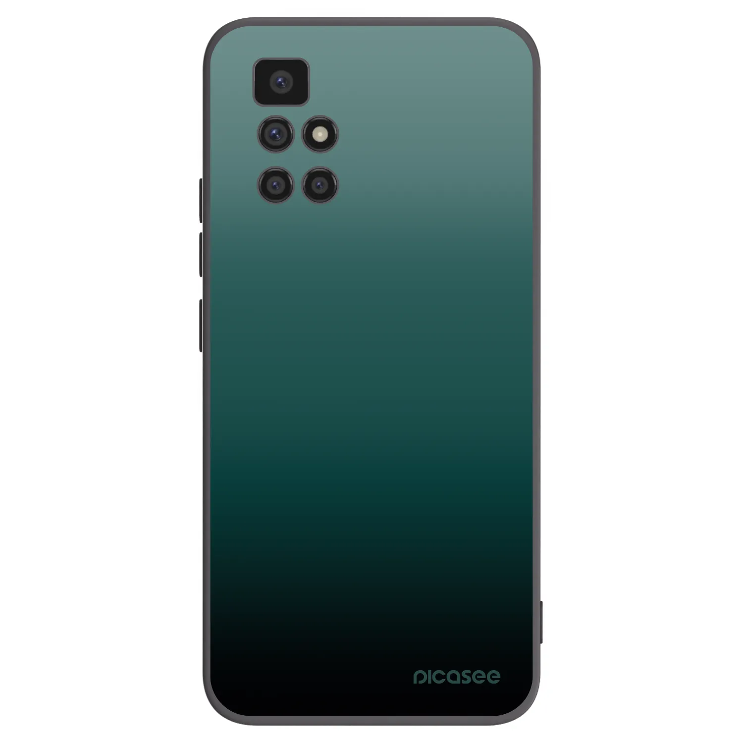 Picasee silikónový čierny obal pre Xiaomi Redmi 10 - Verdant Fade