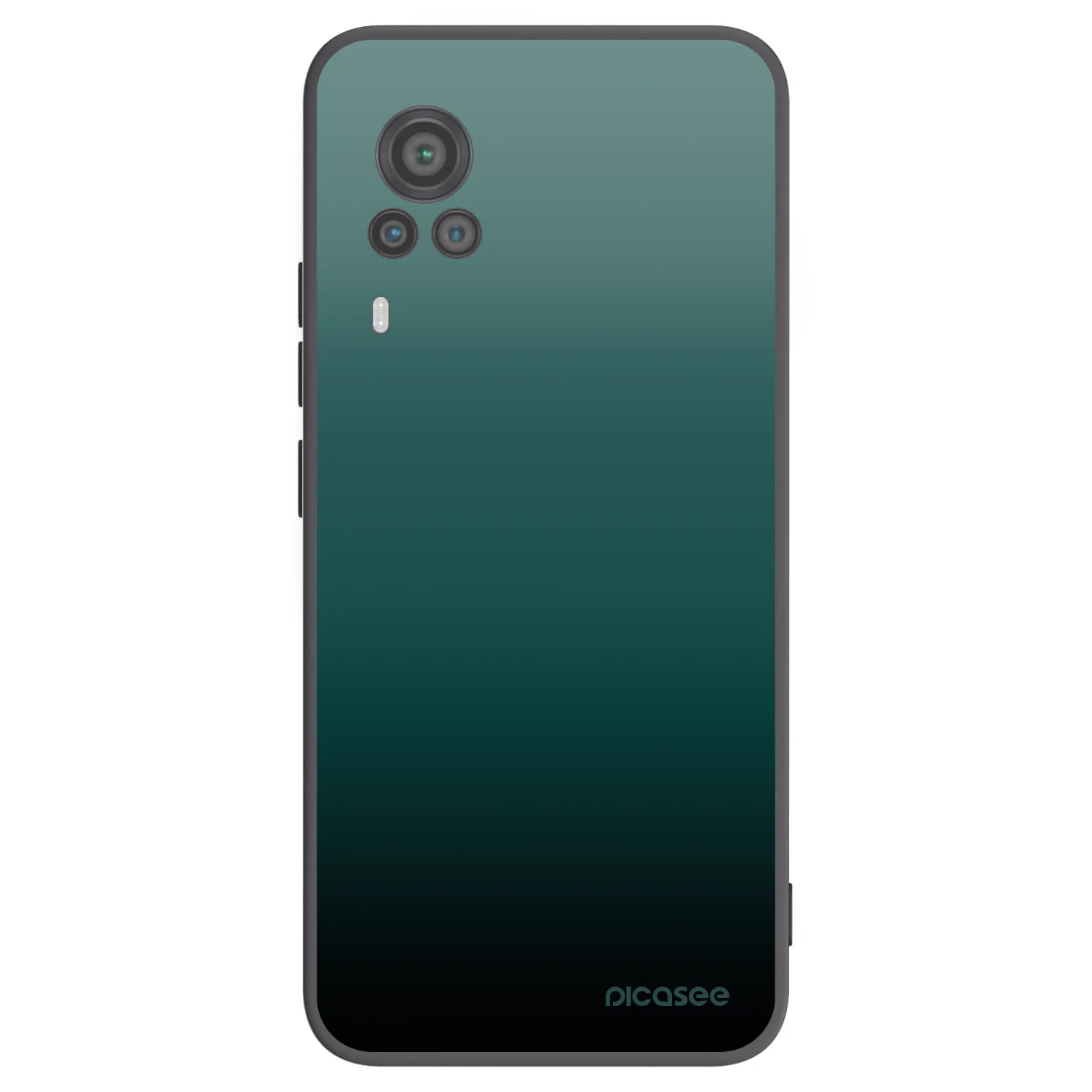 Picasee silikónový čierny obal pre Vivo X60 Pro 5G - Verdant Fade
