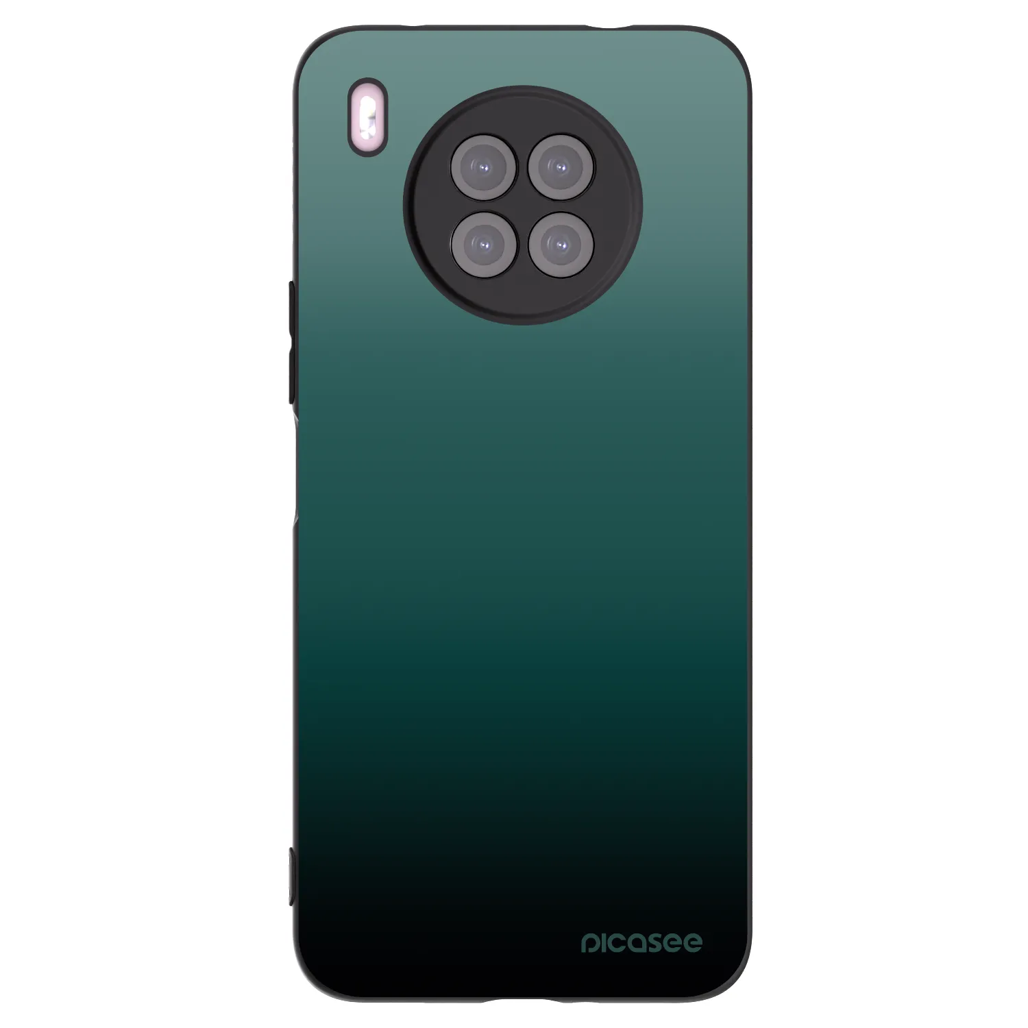 Picasee silikónový čierny obal pre Huawei Nova 8i - Verdant Fade