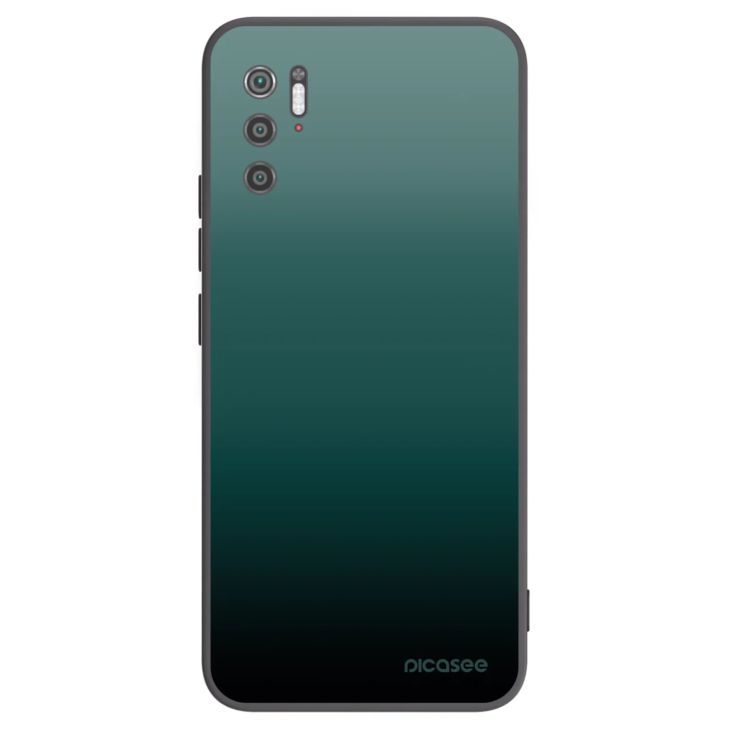 Picasee silikónový čierny obal pre Xiaomi Poco M3 Pro 5G - Verdant Fade