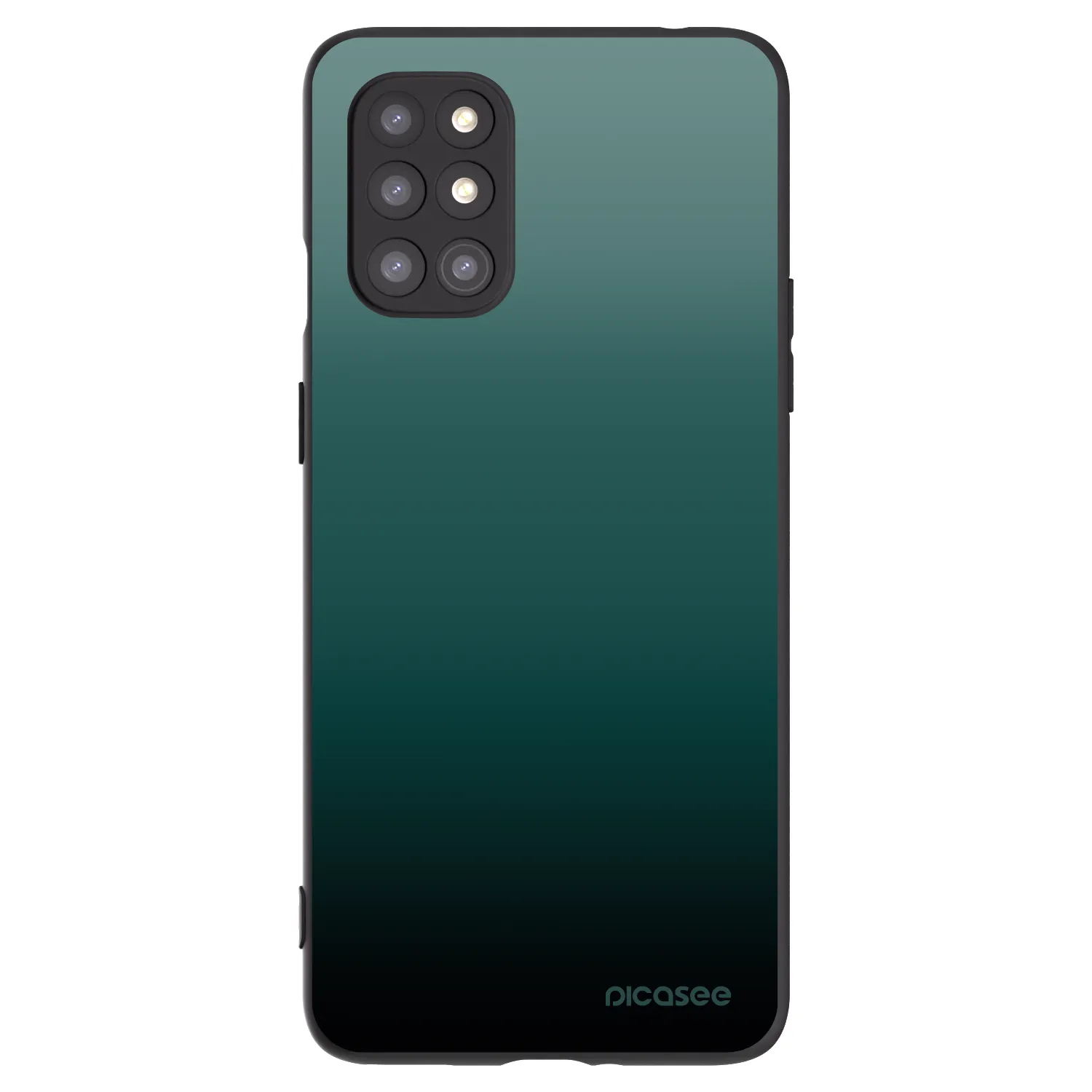 Picasee silikónový čierny obal pre OnePlus 8T - Verdant Fade