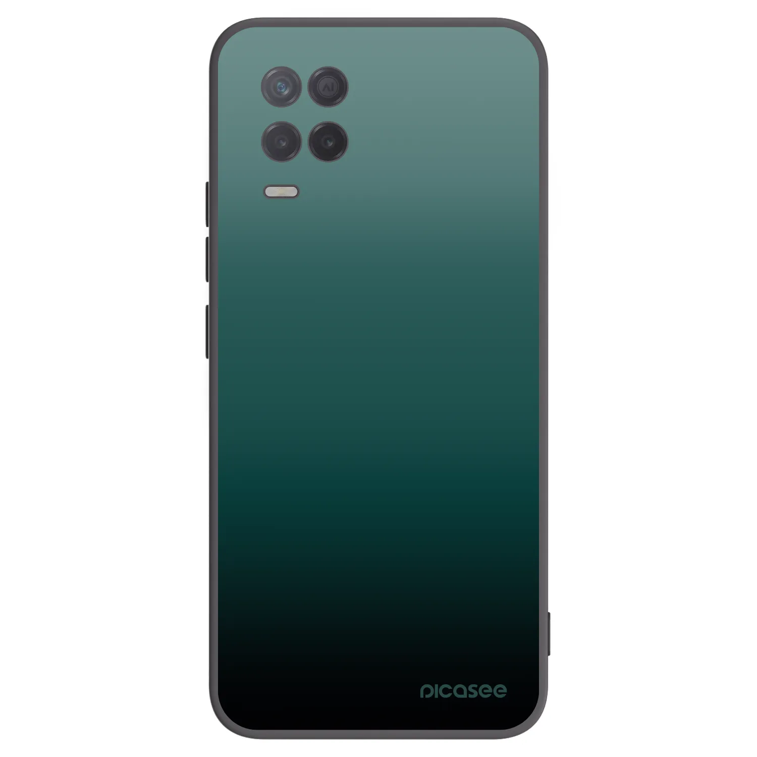 Picasee silikónový čierny obal pre Realme 8 5G - Verdant Fade