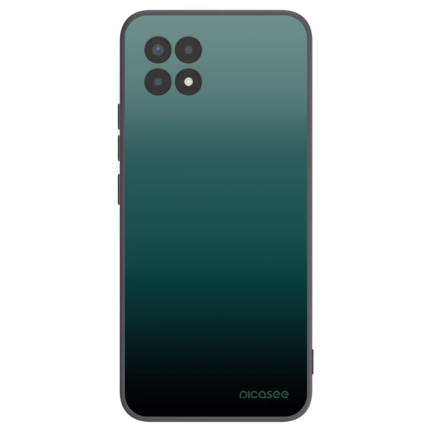 Picasee silikónový čierny obal pre Realme 8i - Verdant Fade
