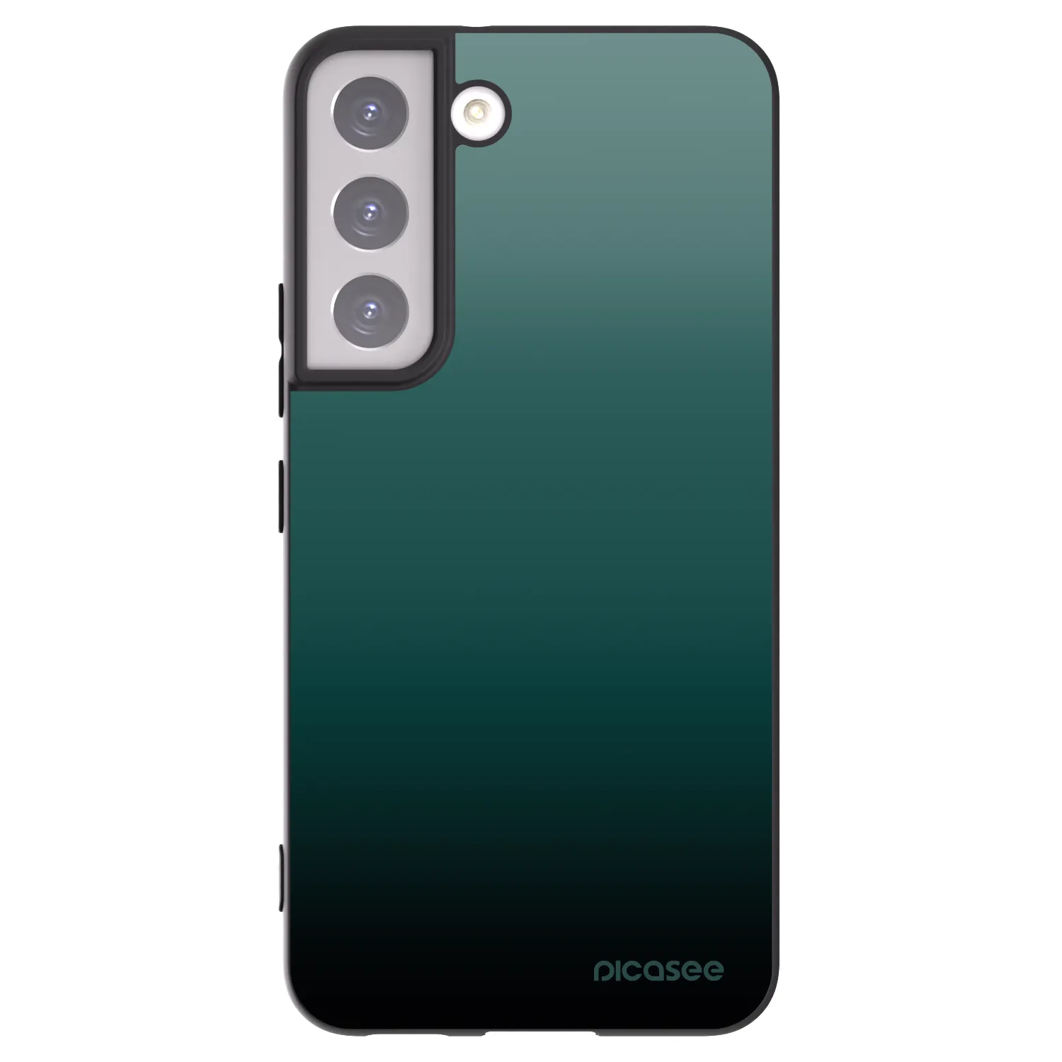 Picasee silikónový čierny obal pre Samsung Galaxy S22 5G - Verdant Fade