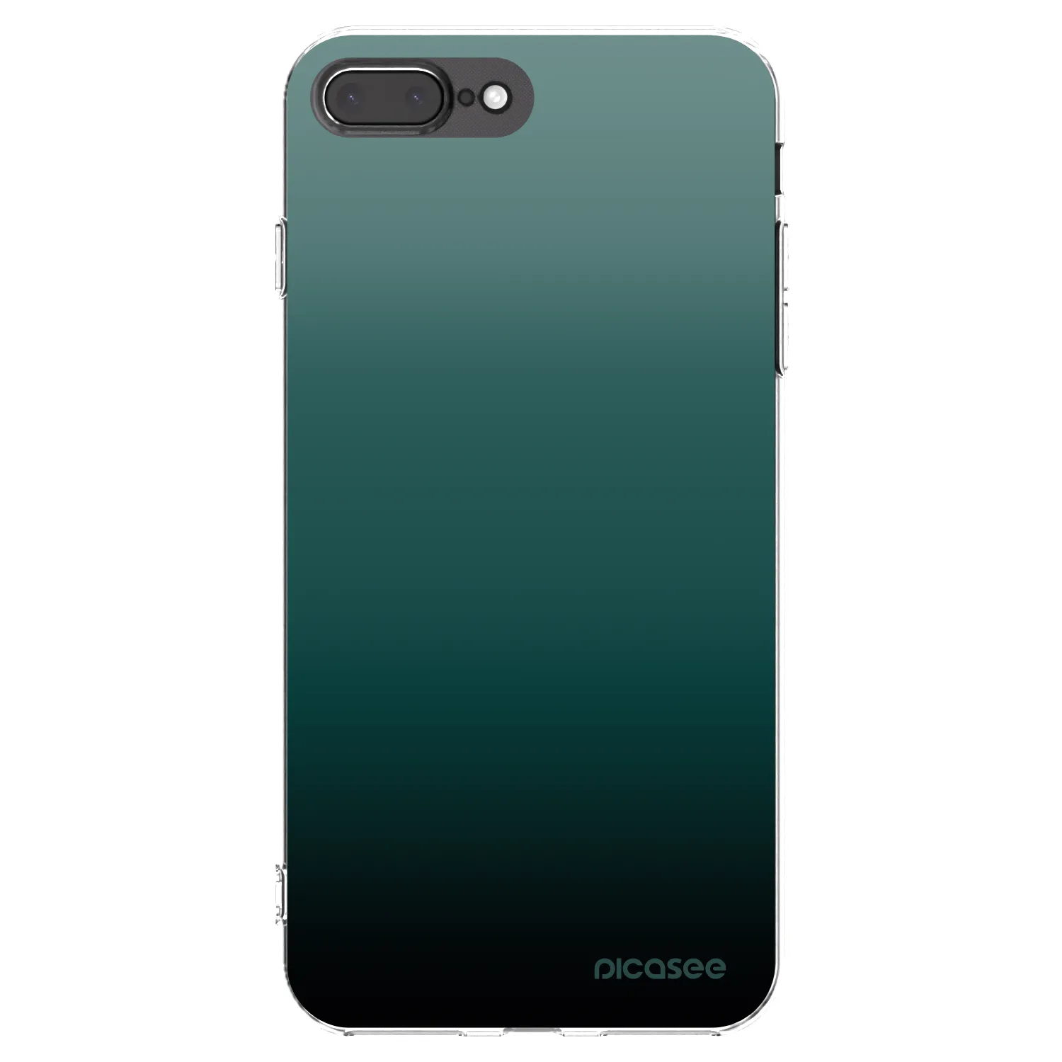 Picasee silikónový prehľadný obal pre Apple iPhone 7 Plus - Verdant Fade