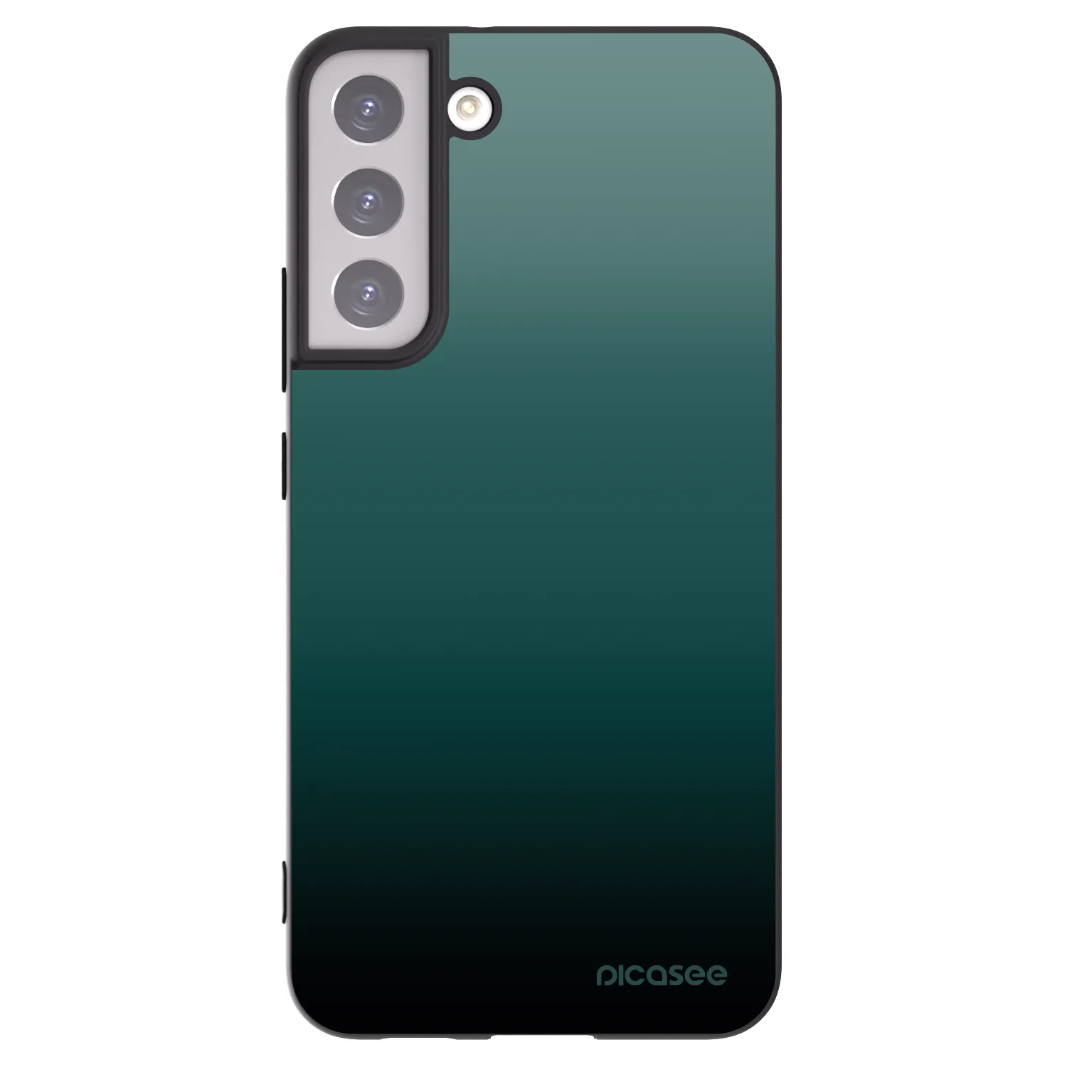 Picasee silikónový čierny obal pre Samsung Galaxy S22+ 5G - Verdant Fade