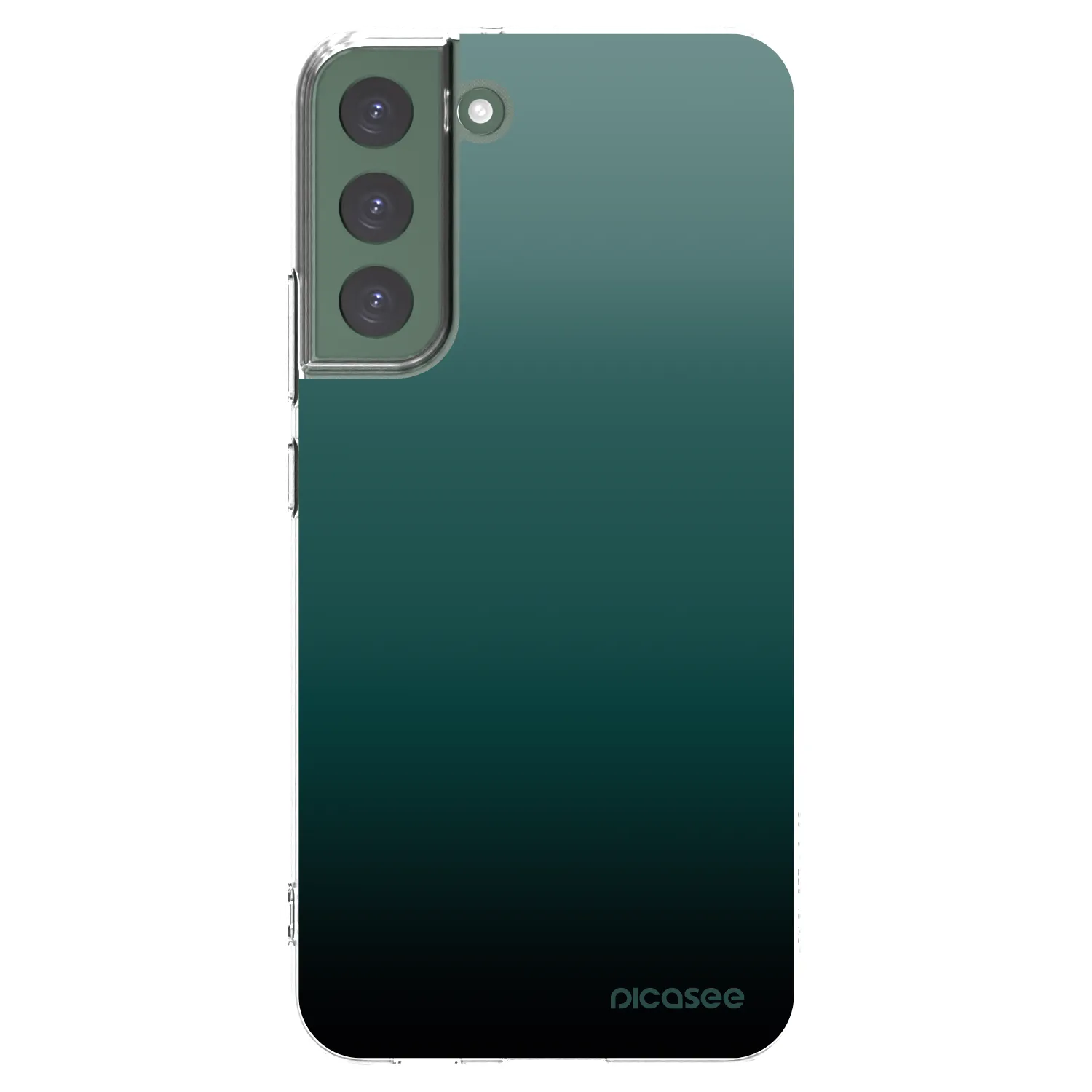 Picasee silikónový prehľadný obal pre Samsung Galaxy S22+ 5G - Verdant Fade