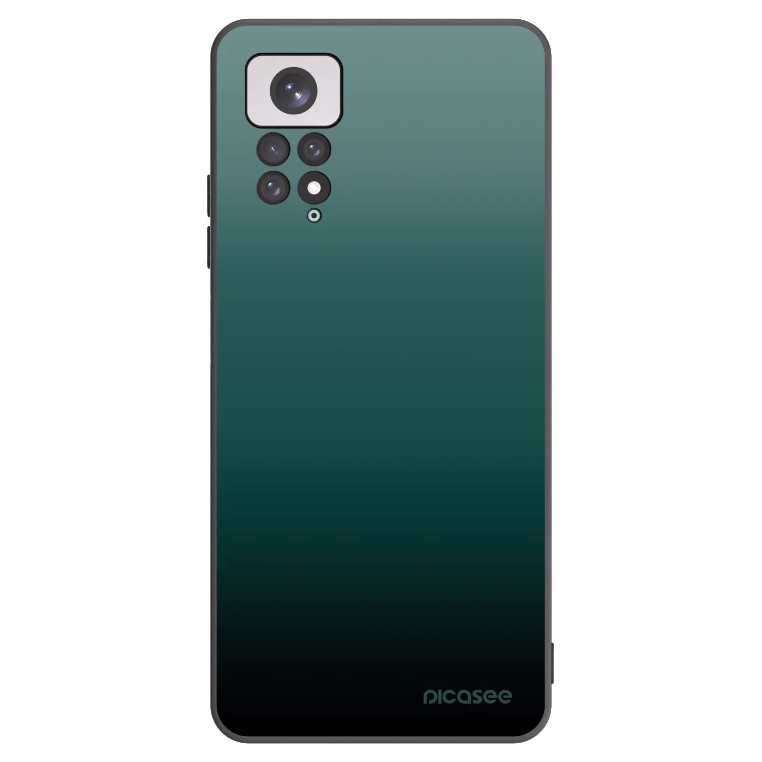 Picasee silikónový čierny obal pre Xiaomi Redmi Note 11 - Verdant Fade