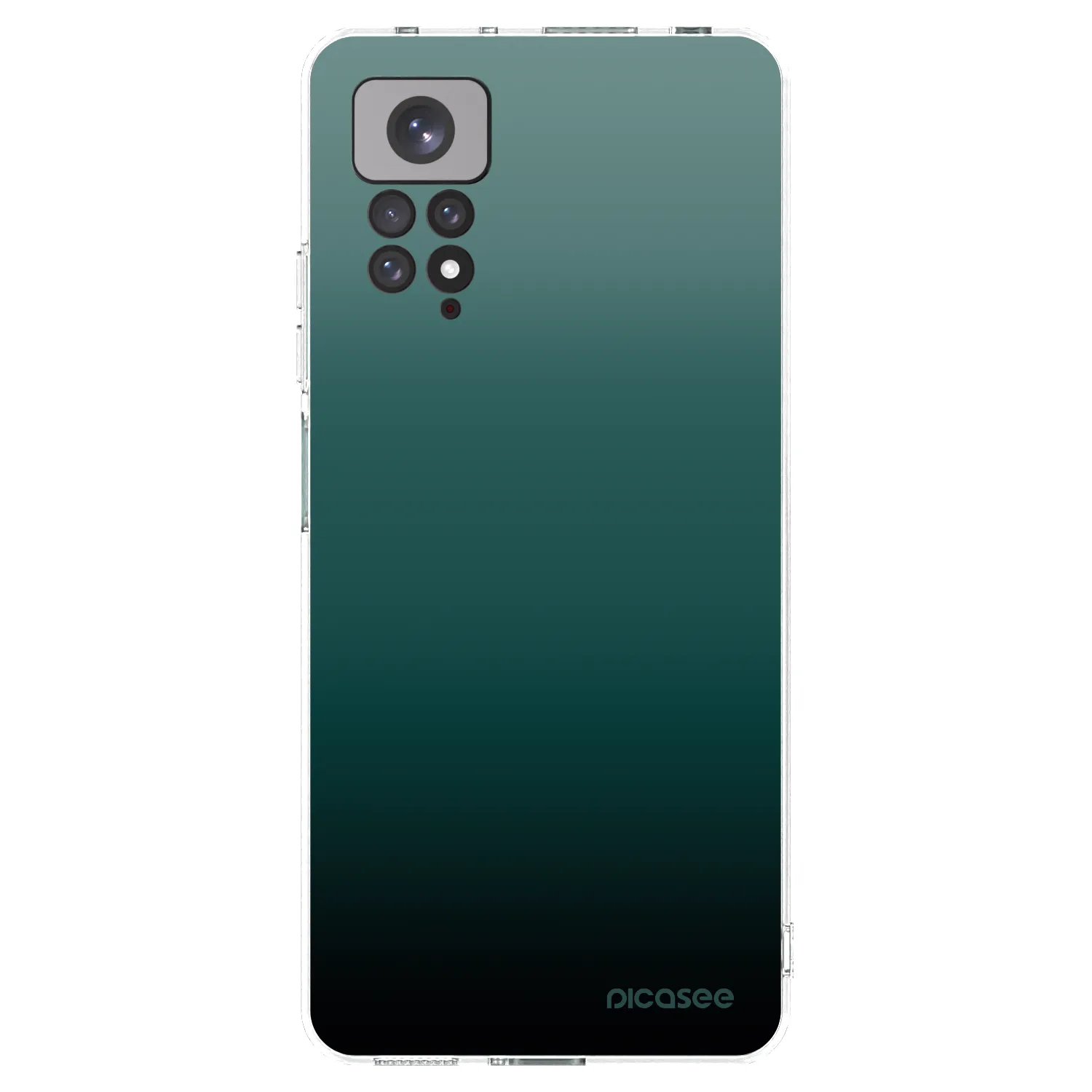 Picasee silikónový prehľadný obal pre Xiaomi Redmi Note 11 - Verdant Fade