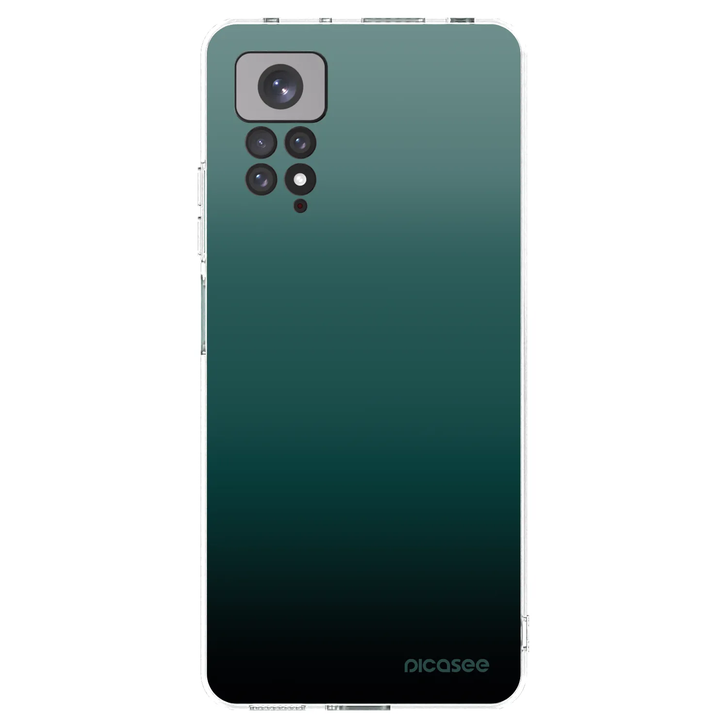 Picasee silikónový prehľadný obal pre Xiaomi Redmi Note 11S 4G - Verdant Fade