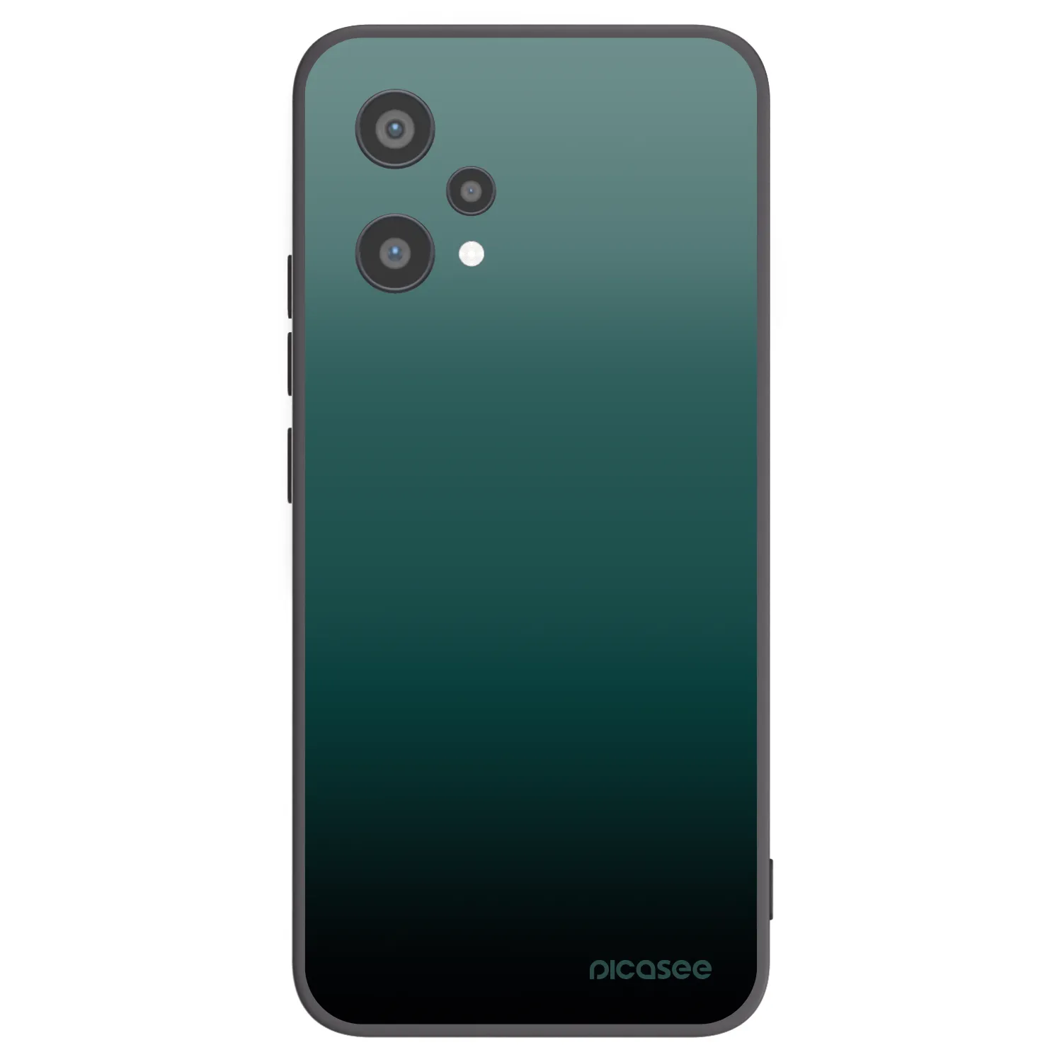 Picasee silikónový čierny obal pre Realme 9 Pro 5G - Verdant Fade