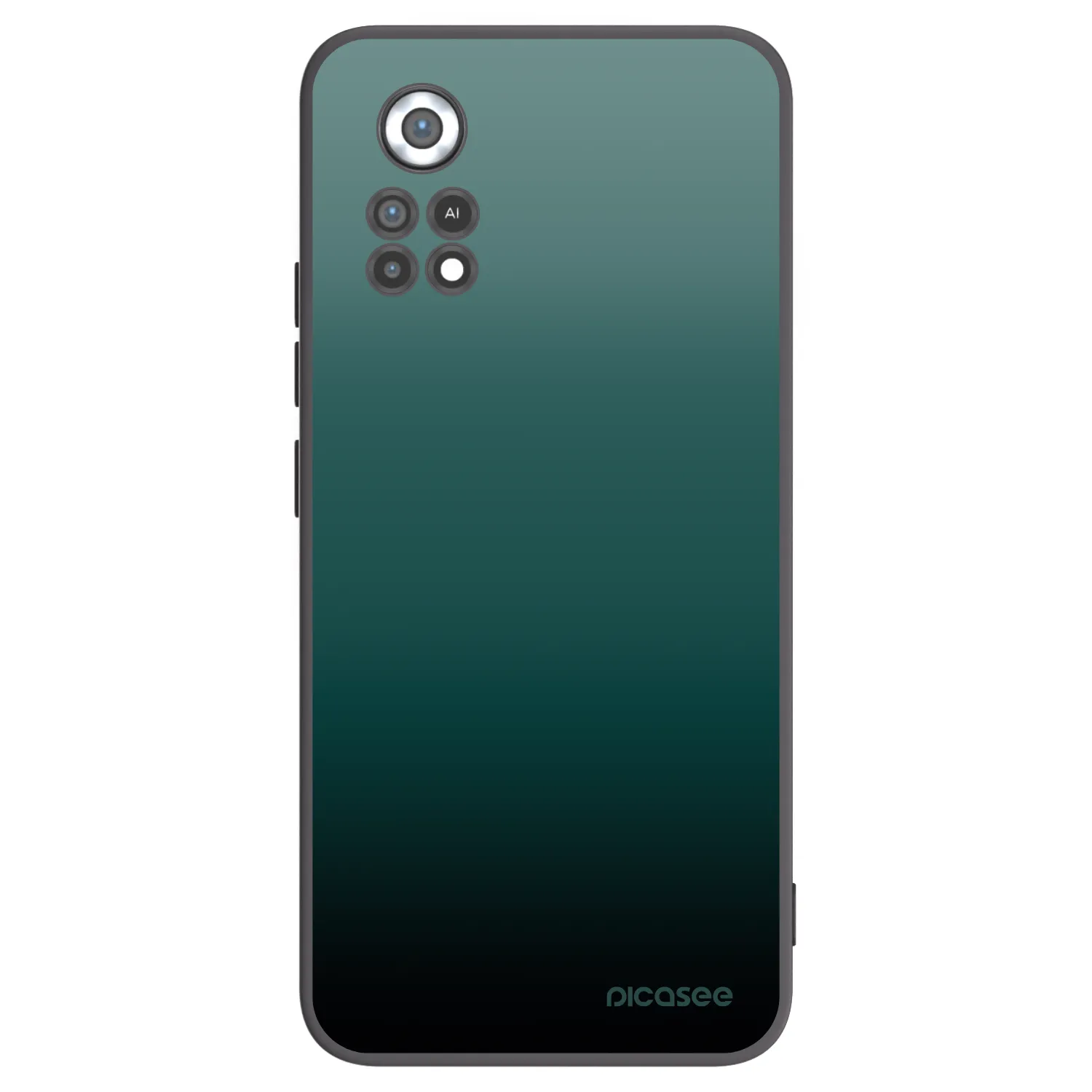 Picasee silikónový čierny obal pre Xiaomi Poco X4 Pro 5G - Verdant Fade