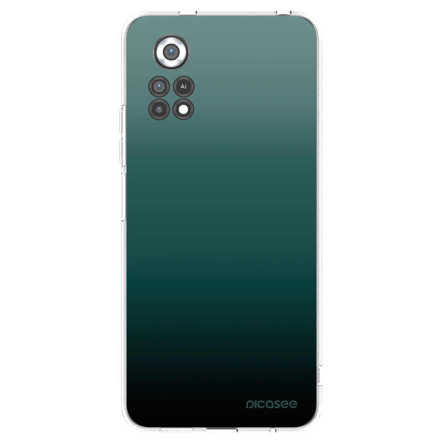 Picasee silikónový prehľadný obal pre Xiaomi Poco X4 Pro 5G - Verdant Fade