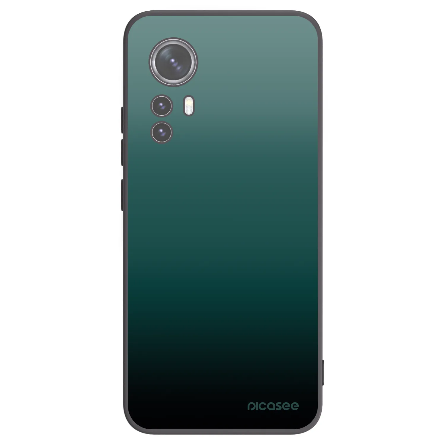 Picasee silikónový čierny obal pre Xiaomi 12 - Verdant Fade