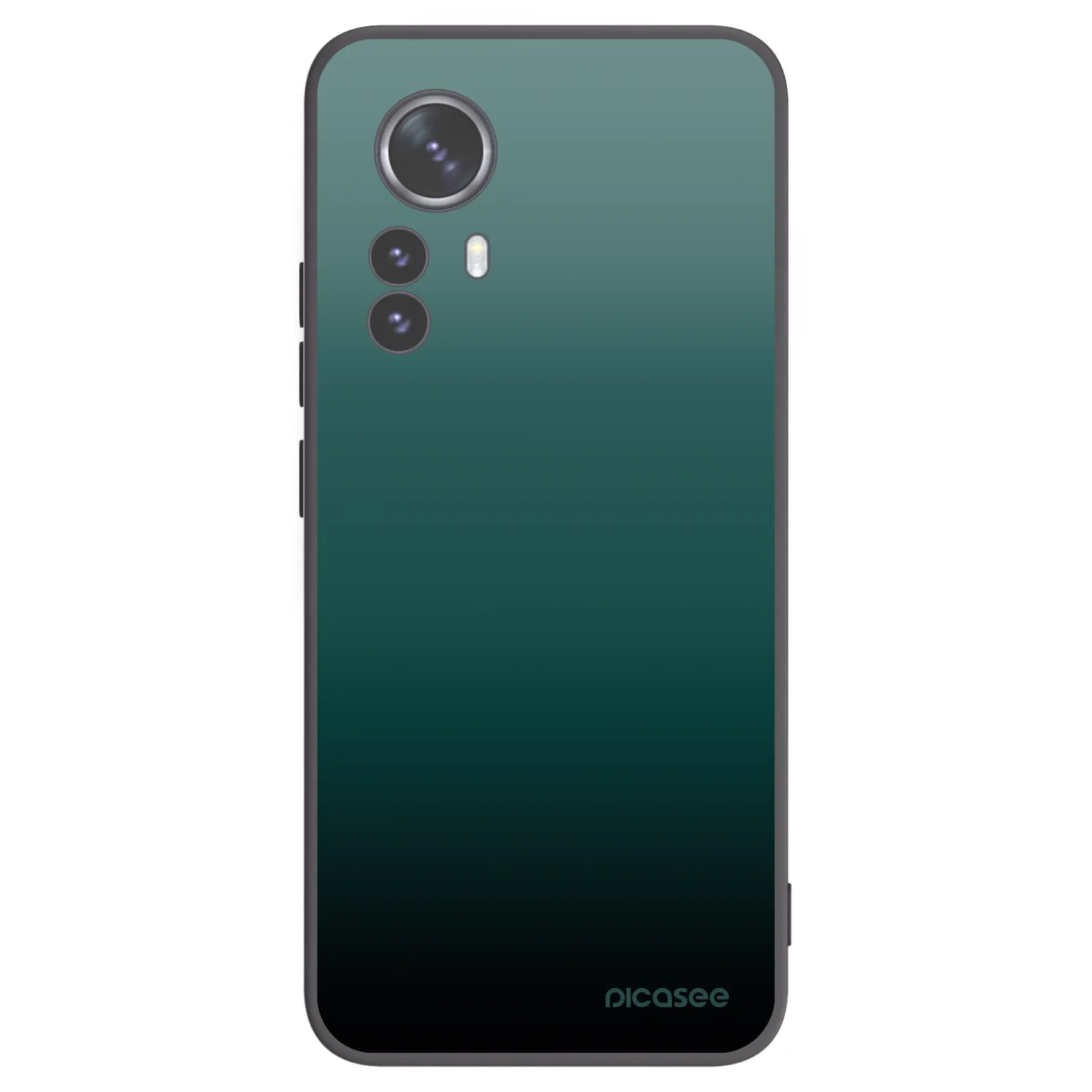 Picasee silikónový čierny obal pre Xiaomi 12 Pro - Verdant Fade