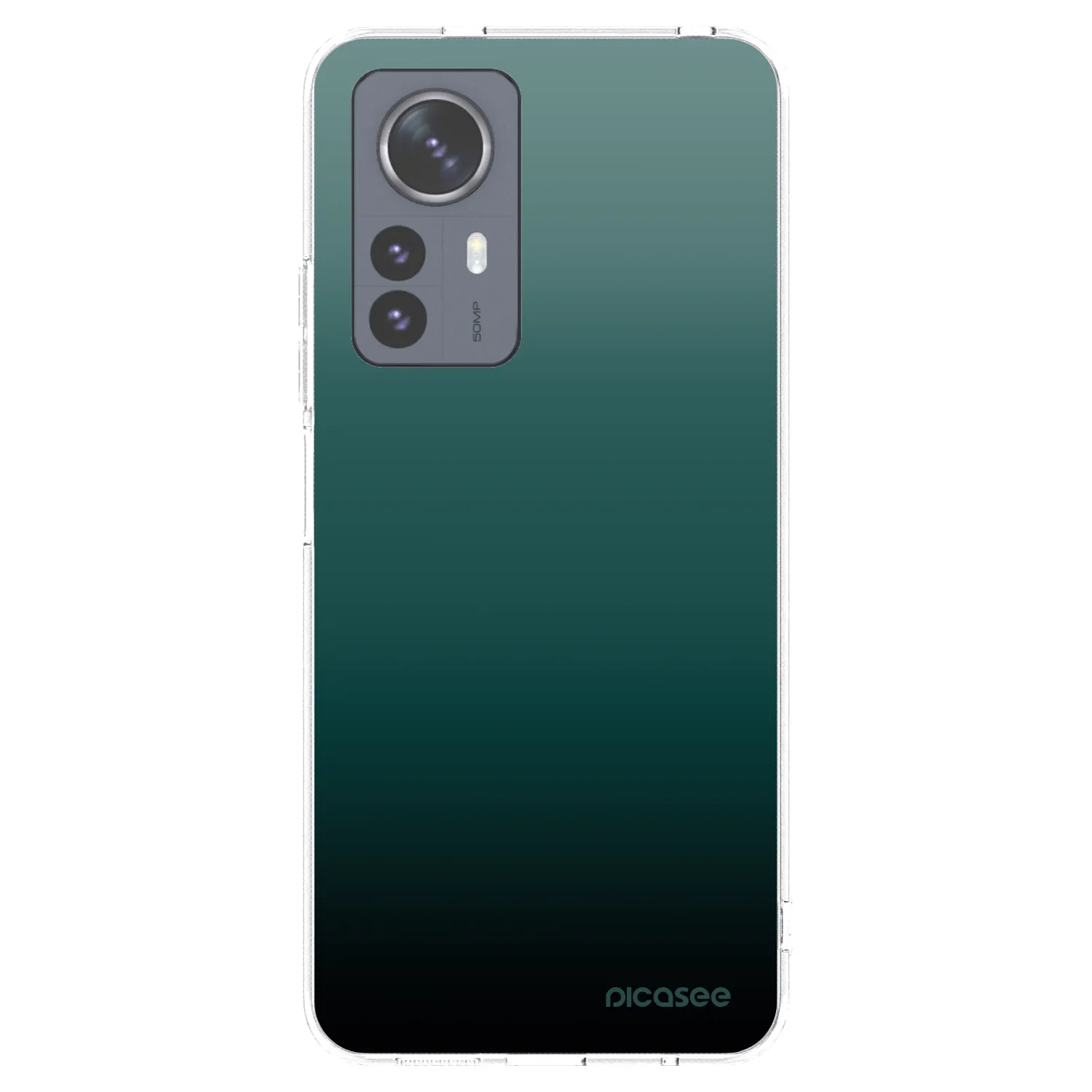 Picasee silikónový prehľadný obal pre Xiaomi 12 Pro - Verdant Fade
