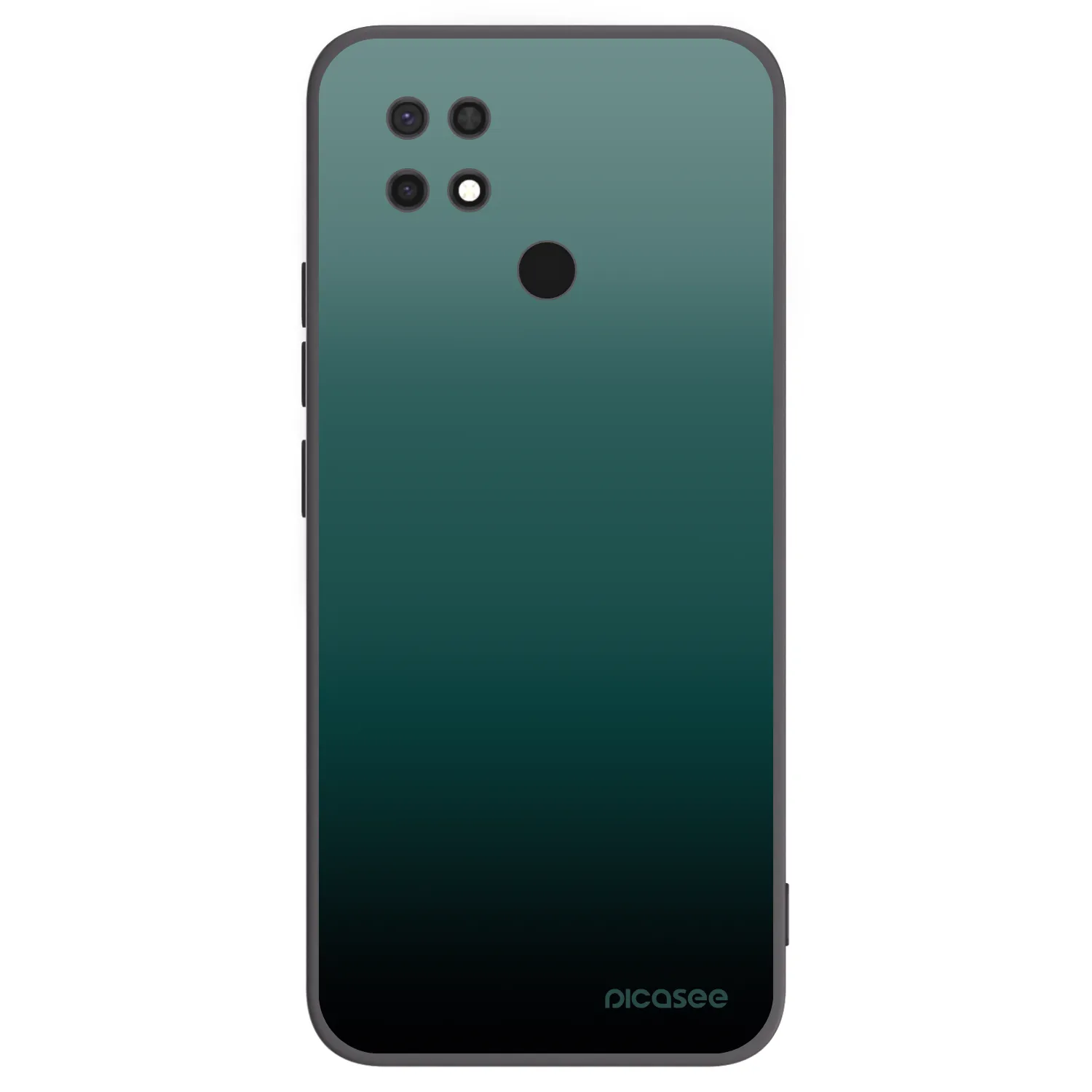 Picasee silikónový čierny obal pre Xiaomi Redmi 10C - Verdant Fade