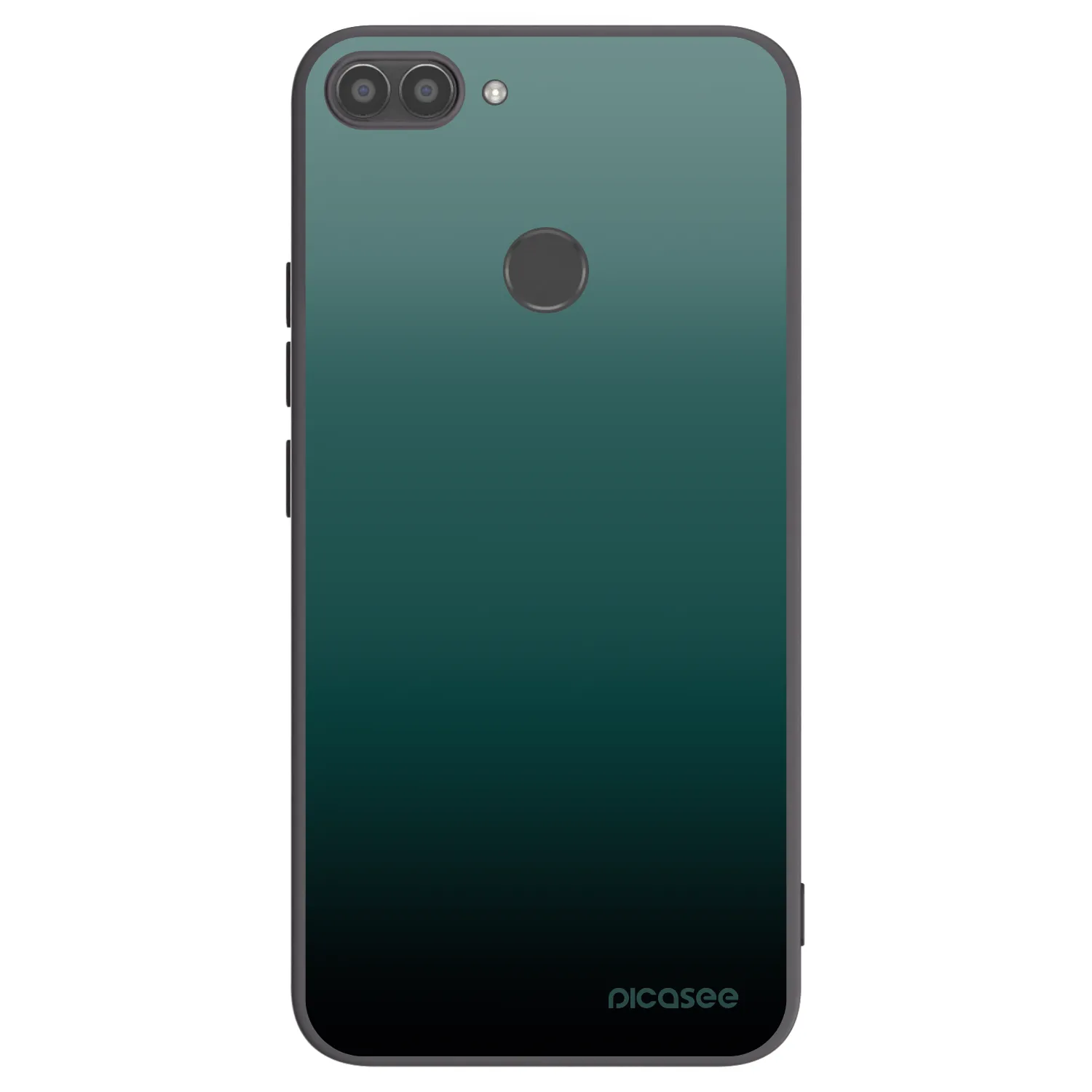 Picasee silikónový čierny obal pre Huawei P Smart - Verdant Fade