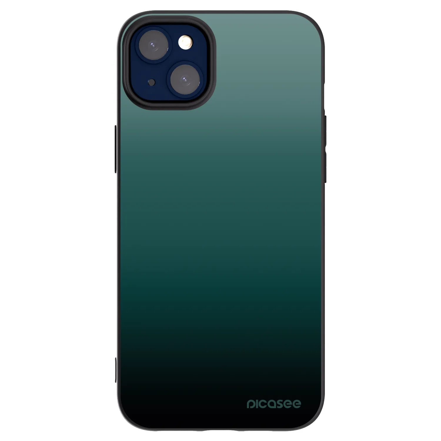 Picasee silikónový čierny obal pre Apple iPhone 14 Plus - Verdant Fade