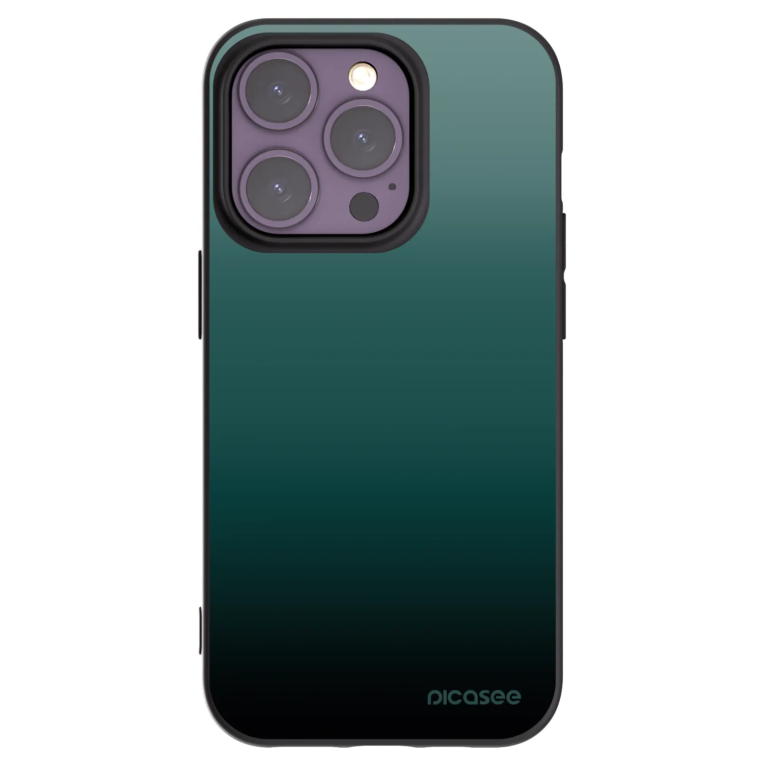 Picasee silikónový čierny obal pre Apple iPhone 14 Pro - Verdant Fade