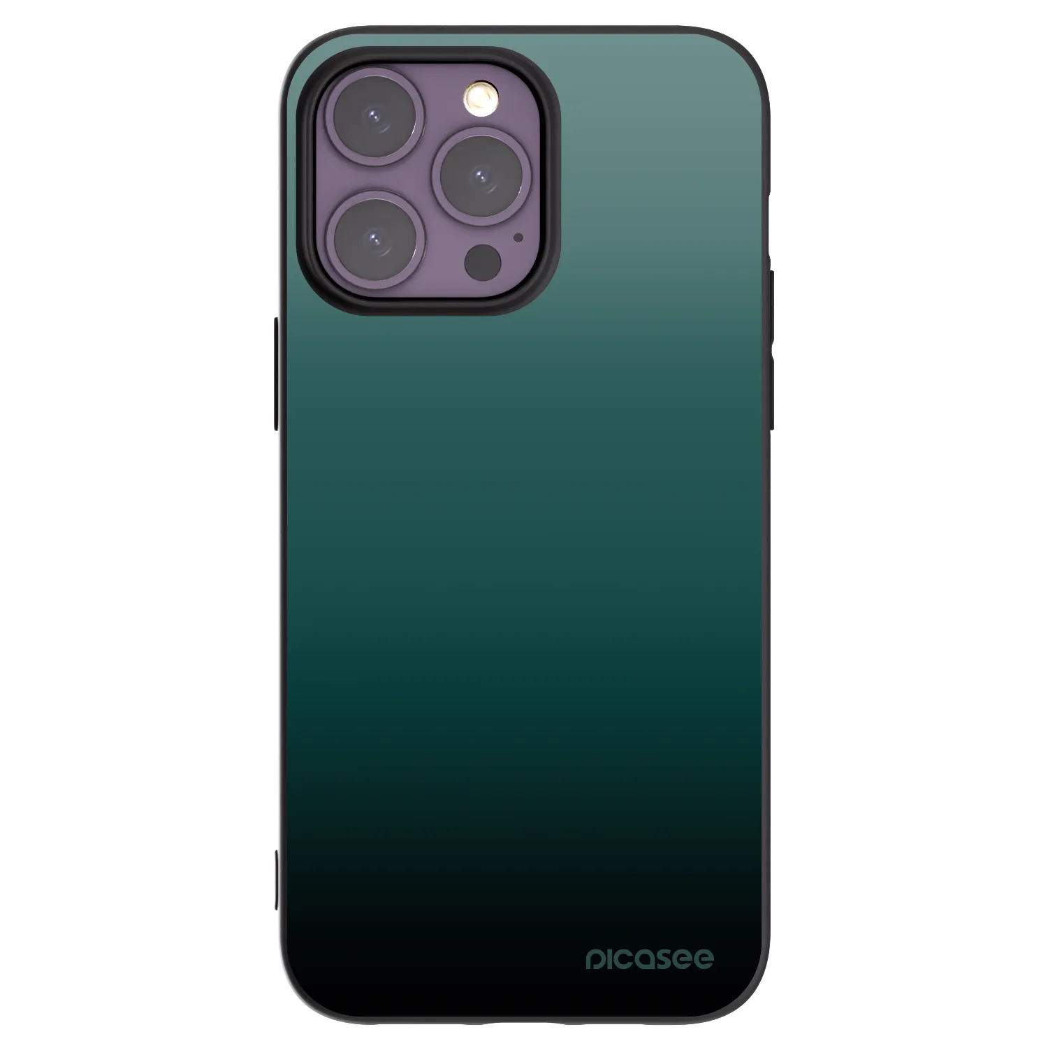 Picasee silikónový čierny obal pre Apple iPhone 14 Pro Max - Verdant Fade