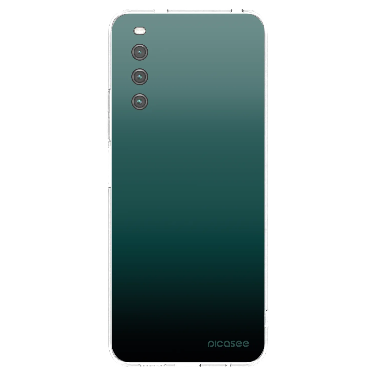 Picasee silikónový prehľadný obal pre Sony Xperia 10 IV 5G - Verdant Fade