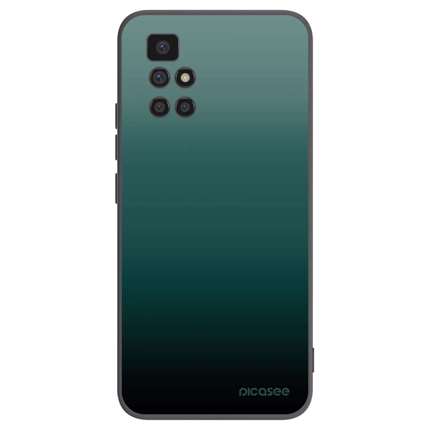Silikónový čierny obal pre Xiaomi Redmi 10 (2022) - Verdant Fade