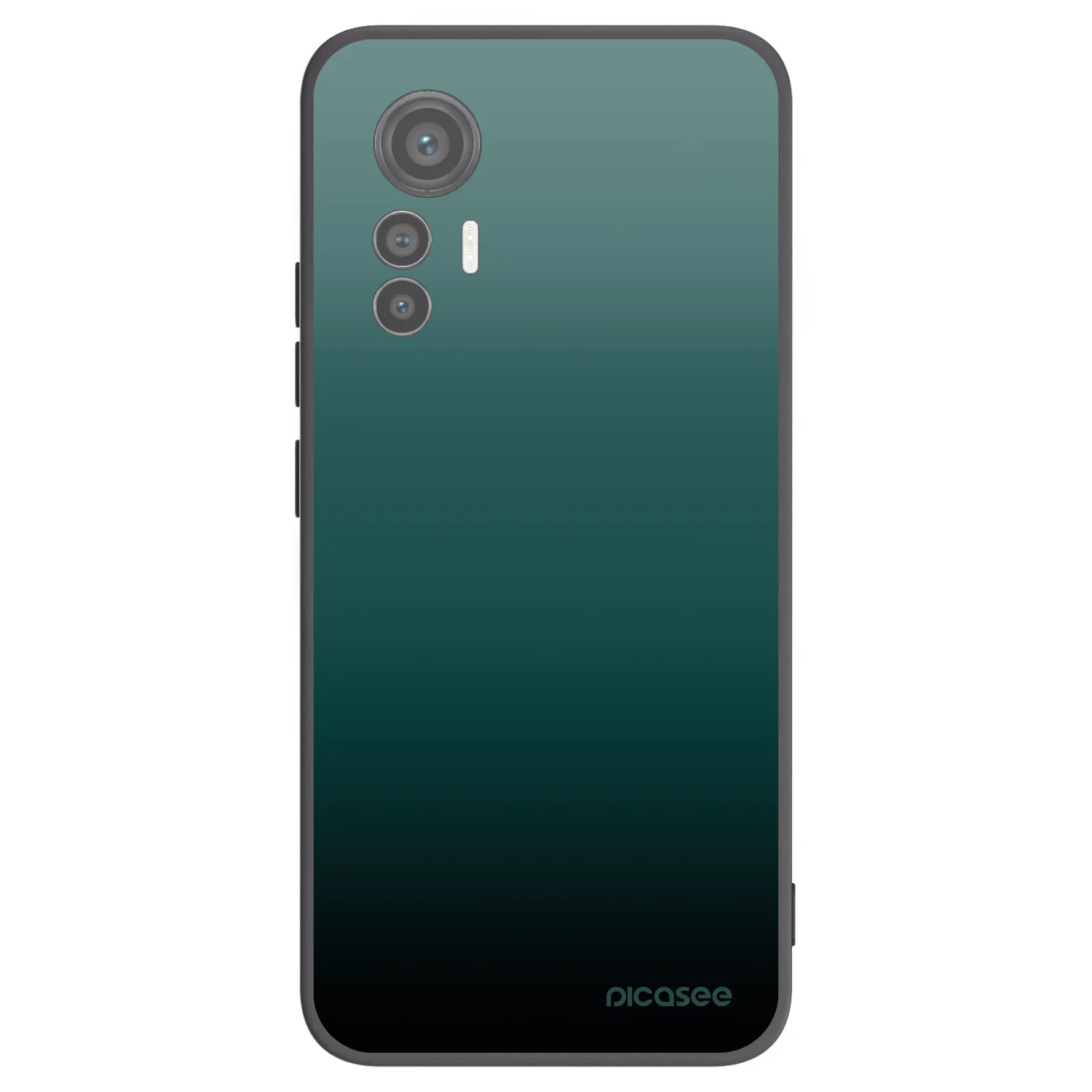 Picasee silikónový čierny obal pre Xiaomi 12 Lite - Verdant Fade