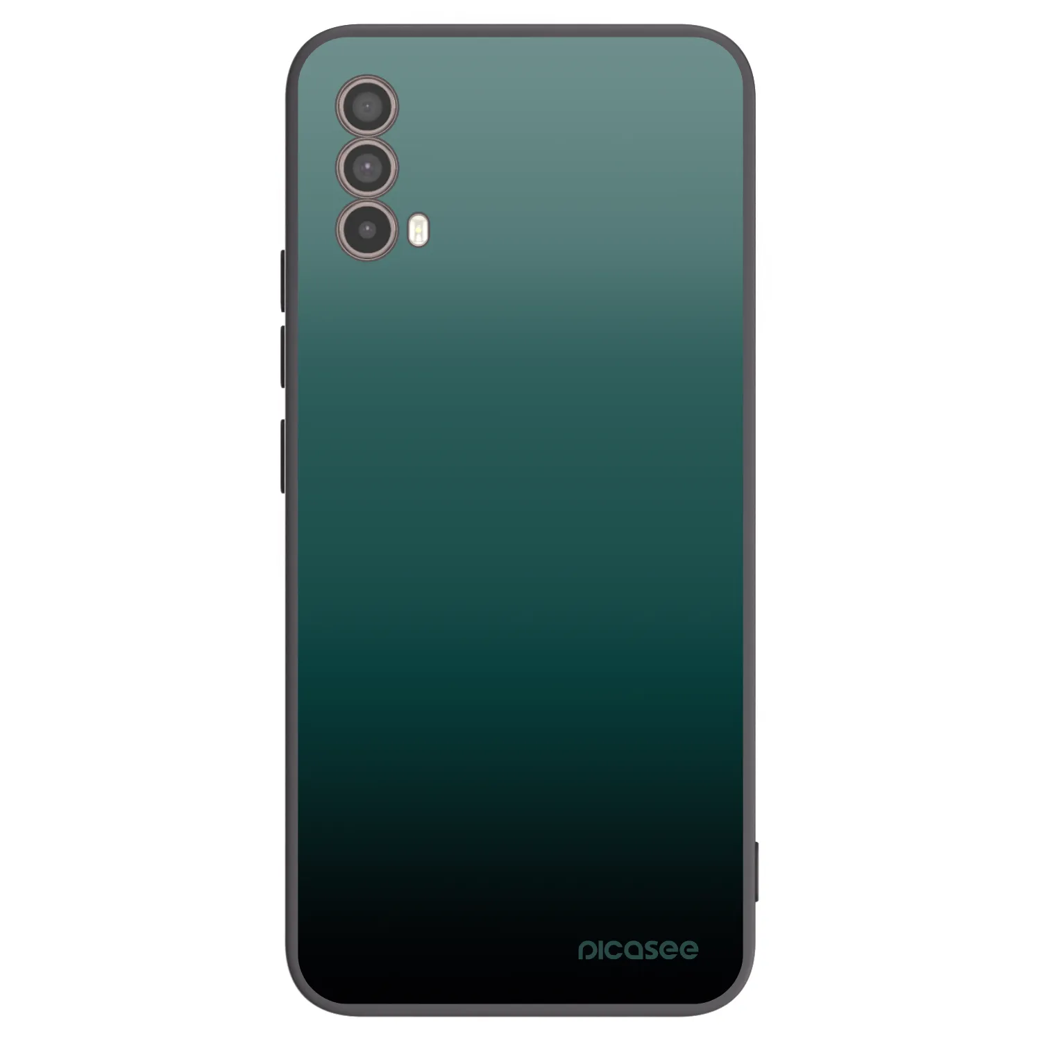 Picasee silikónový čierny obal pre Motorola Moto E40 - Verdant Fade