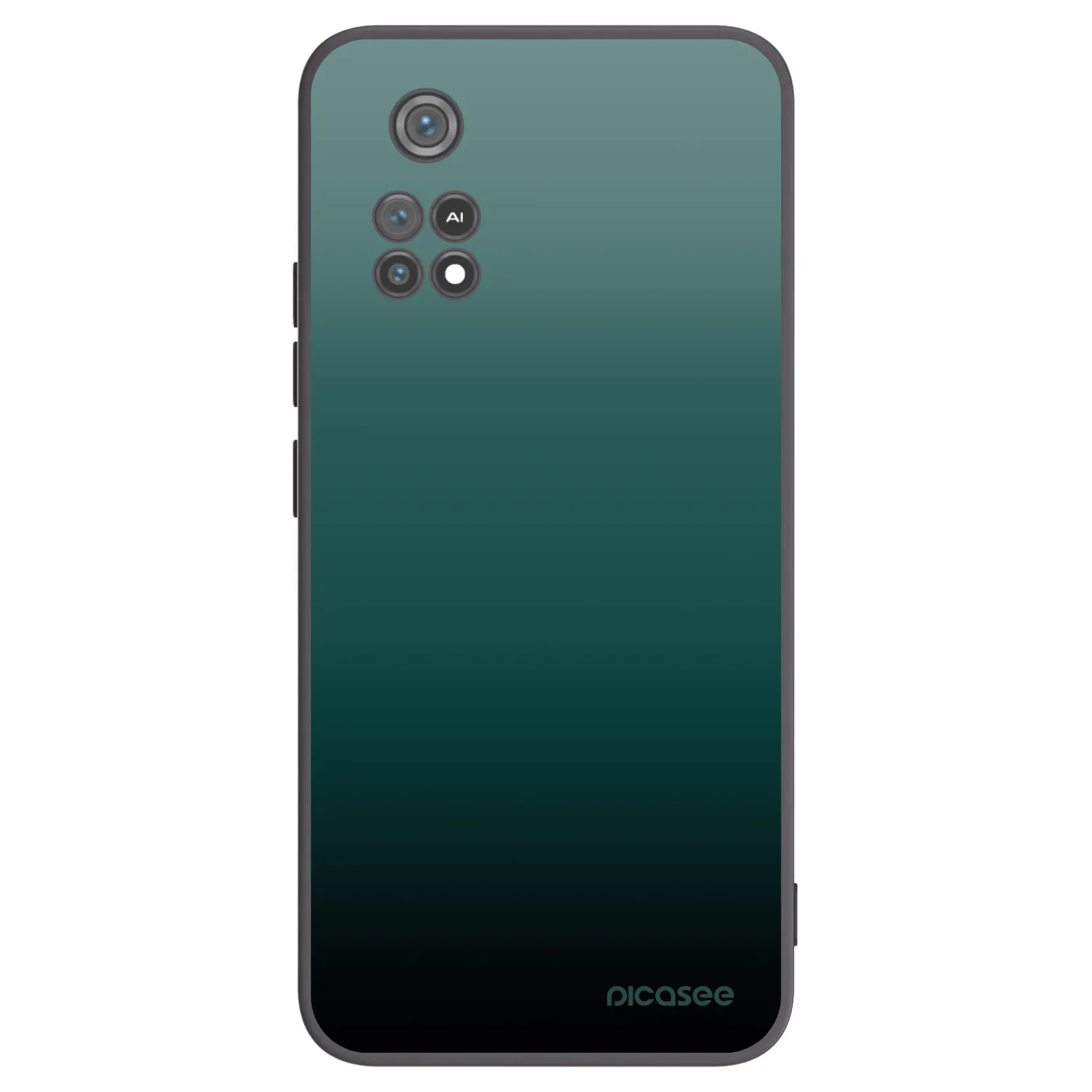 Picasee silikónový čierny obal pre Xiaomi Poco M4 Pro - Verdant Fade