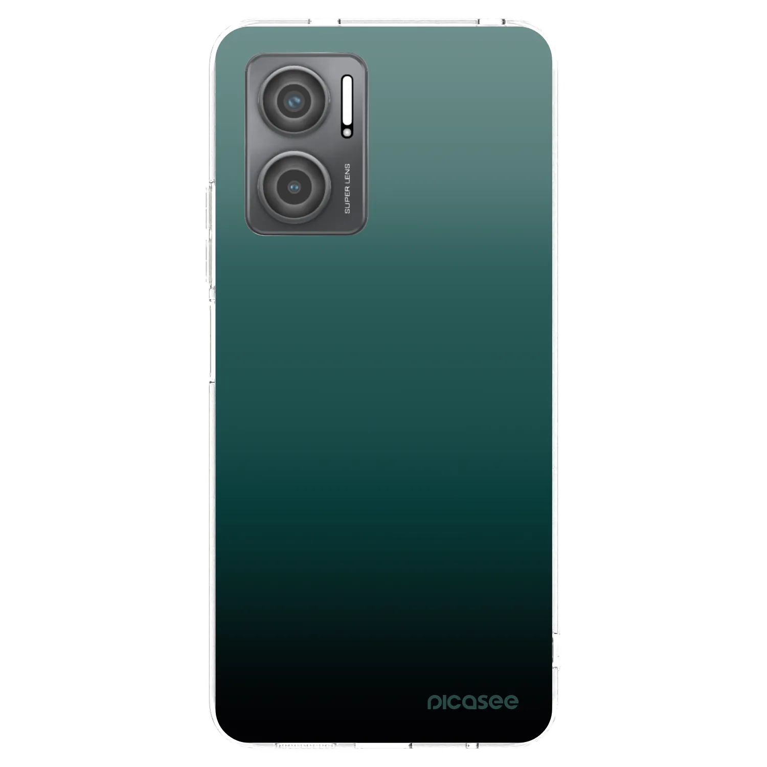 Silikónový prehľadný obal pre Xiaomi Redmi 10 5G - Verdant Fade
