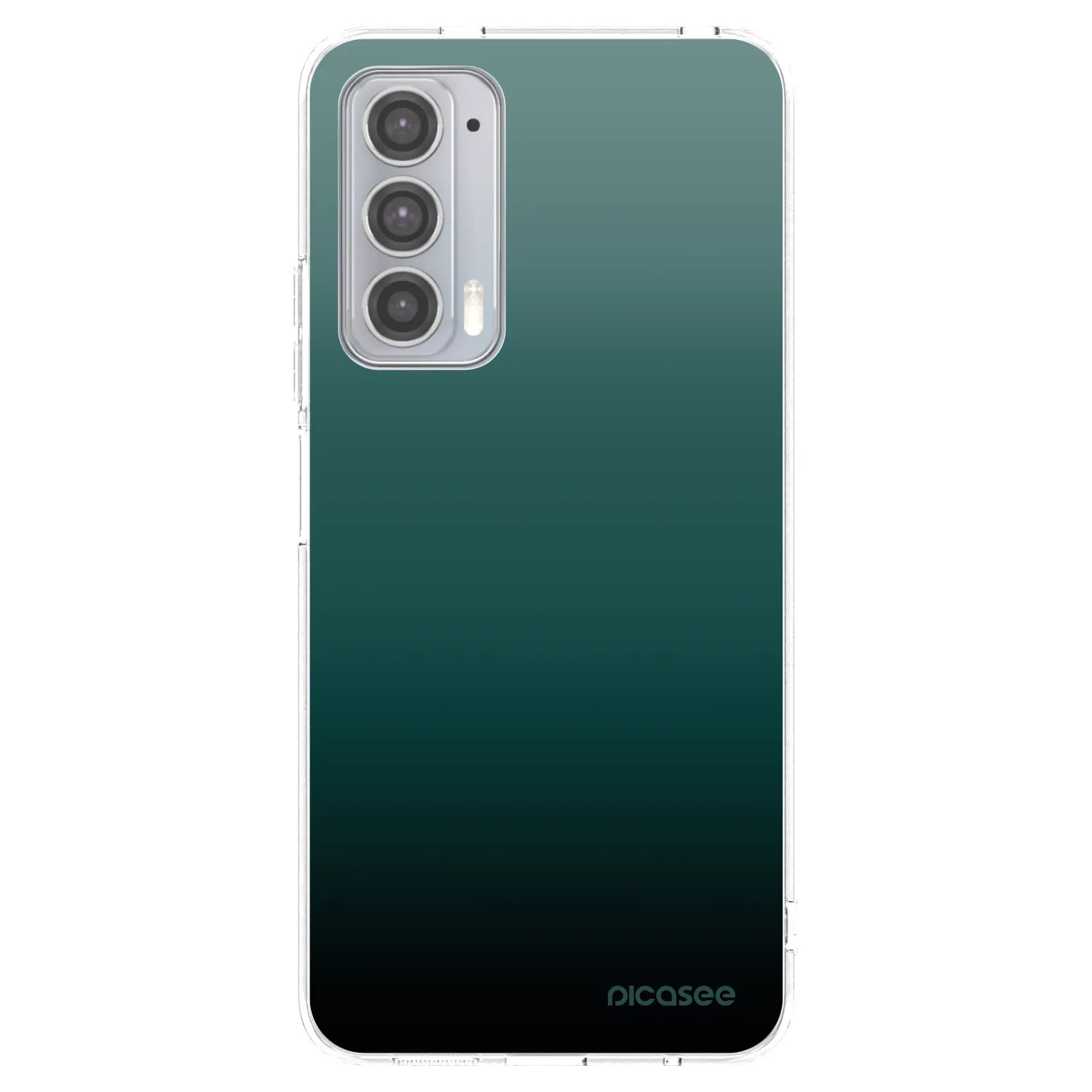 Picasee silikónový prehľadný obal pre Motorola Edge 20 - Verdant Fade