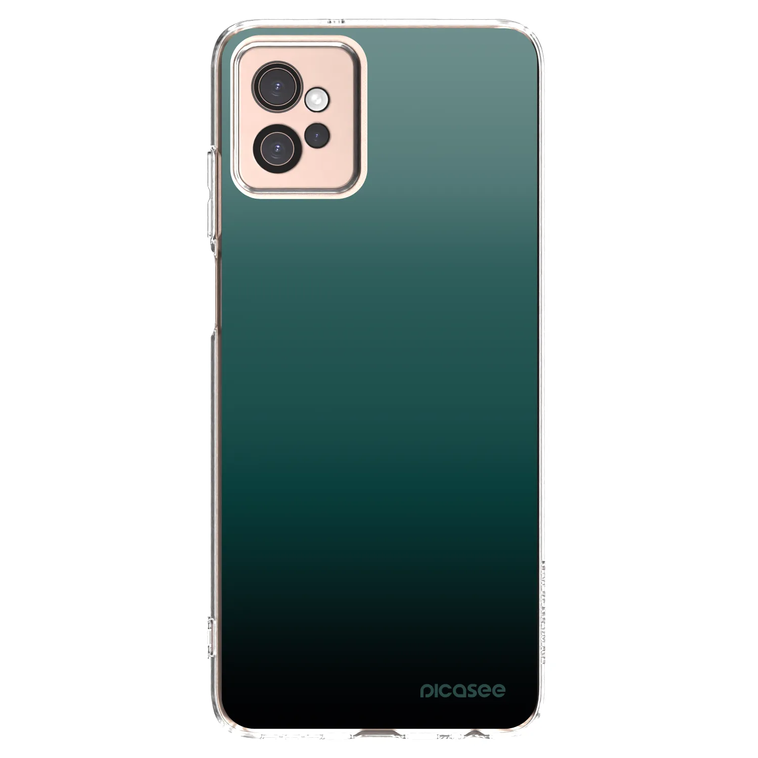 Picasee silikónový prehľadný obal pre Motorola Moto G32 - Verdant Fade