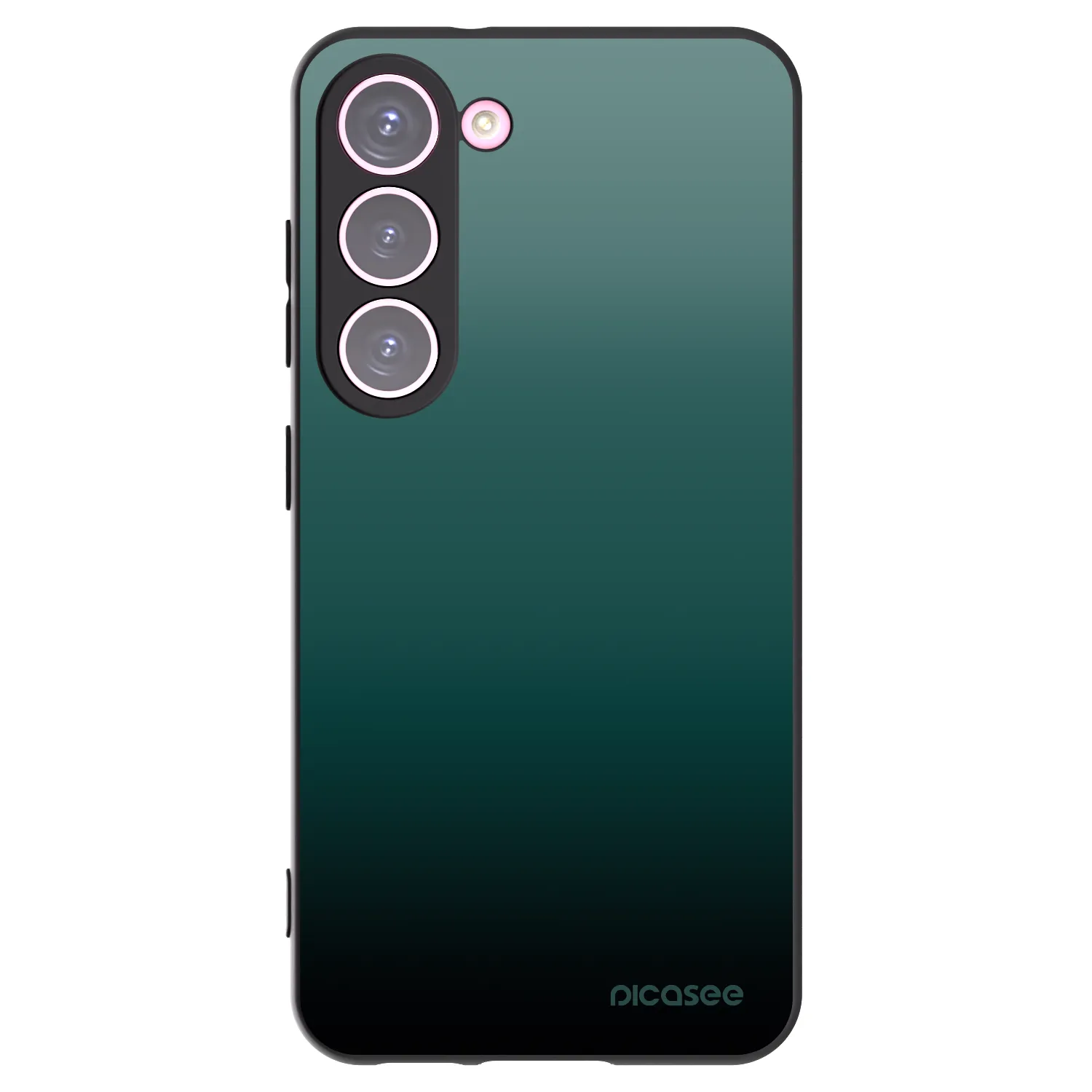 Picasee silikónový čierny obal pre Samsung Galaxy S23 5G - Verdant Fade