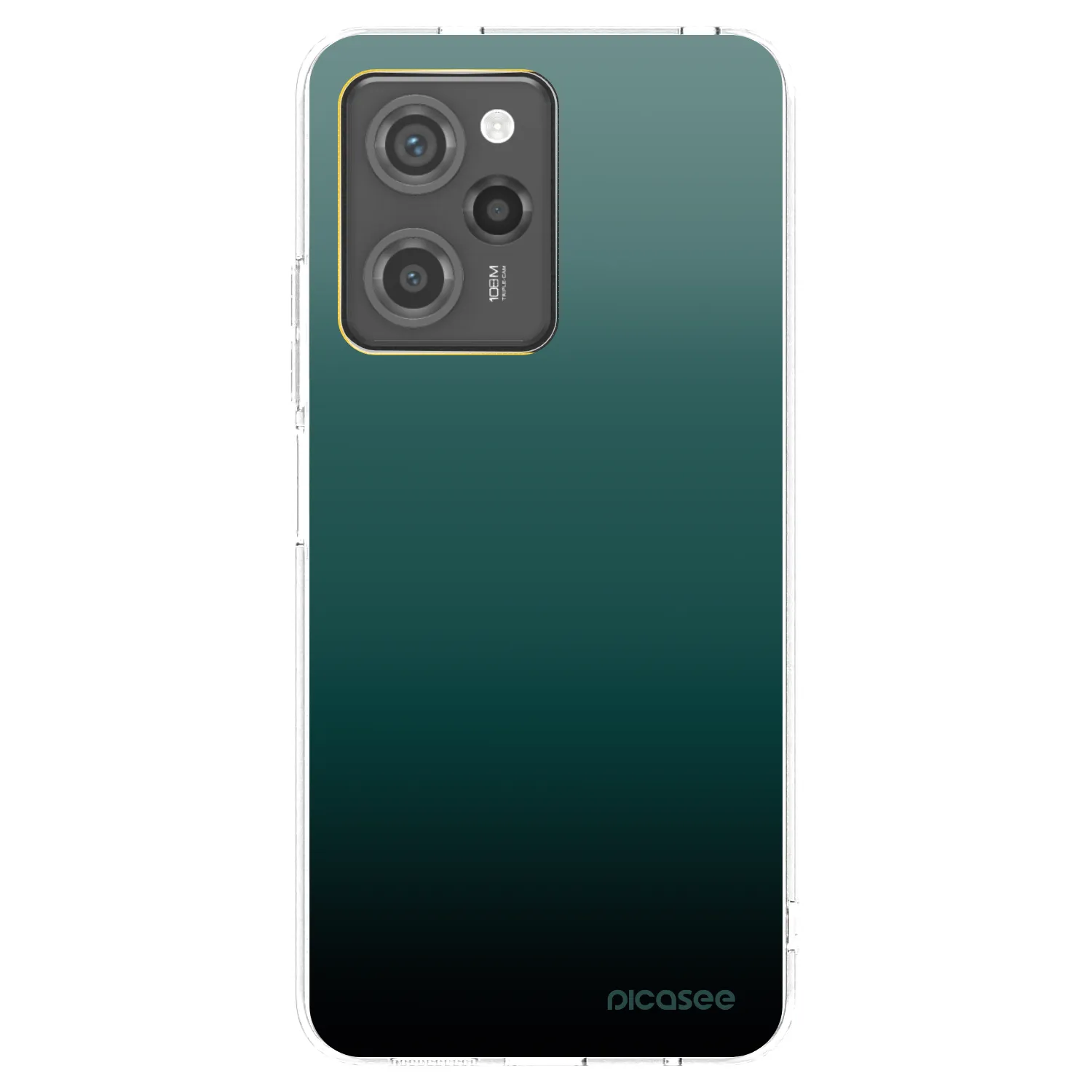 Picasee silikónový čierny obal pre Xiaomi Poco X5 Pro - Verdant Fade