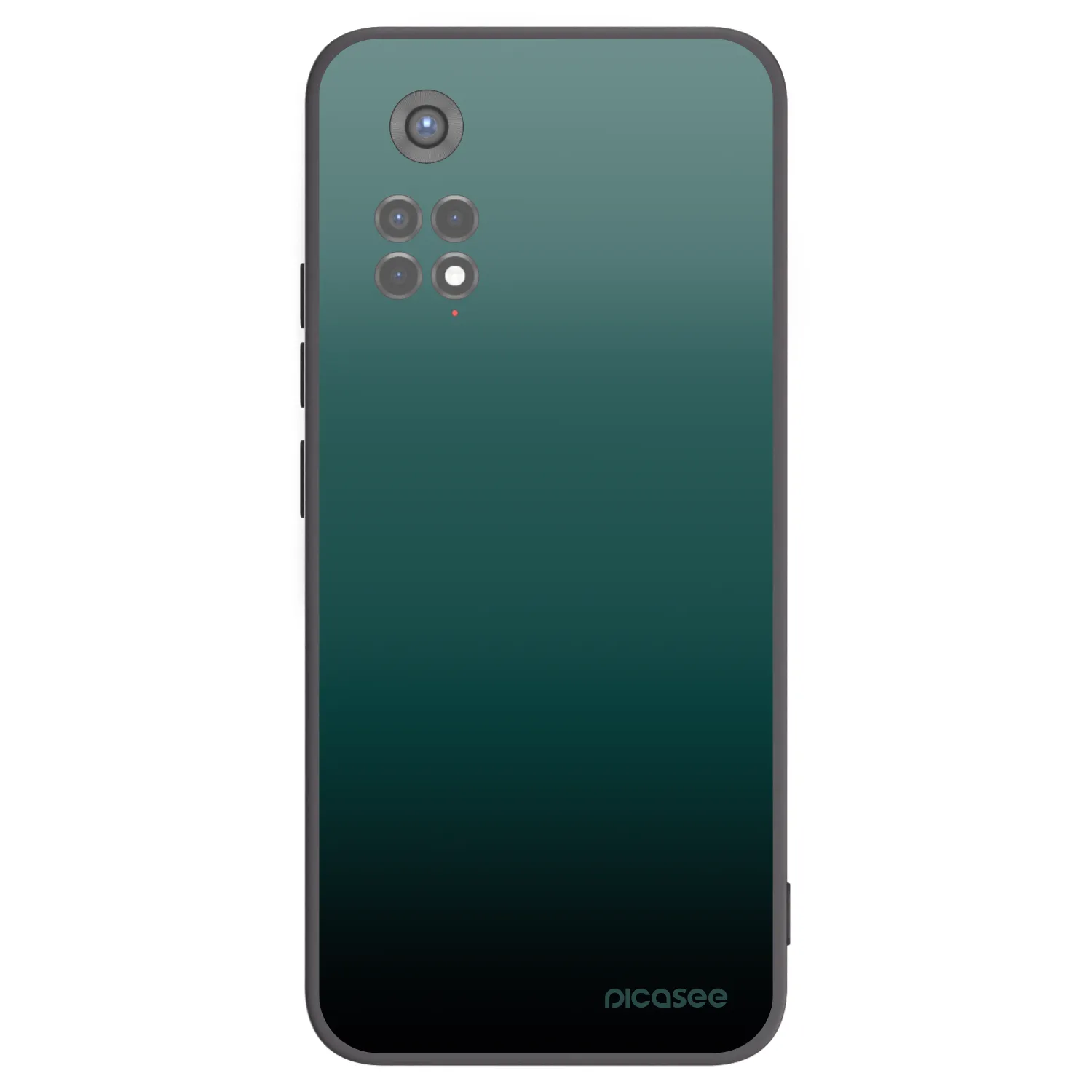 Picasee silikónový čierny obal pre Xiaomi Redmi Note 11S 5G - Verdant Fade