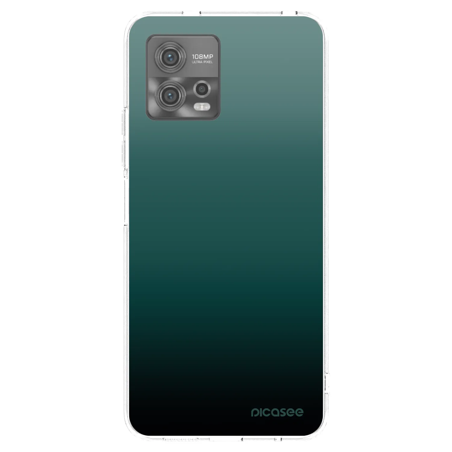 Picasee silikónový prehľadný obal pre Motorola Moto G72 - Verdant Fade